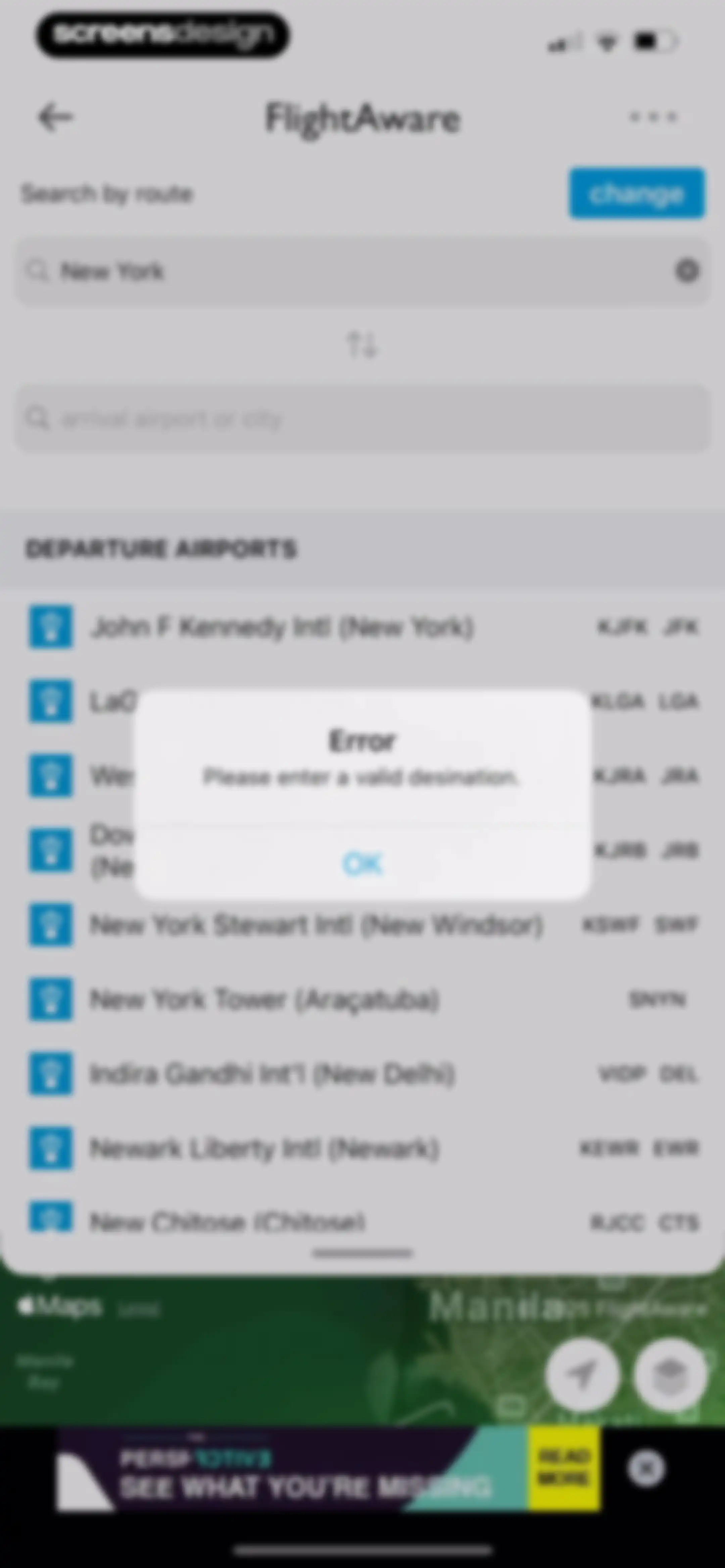 FlightAware Flight Tracker screen 71