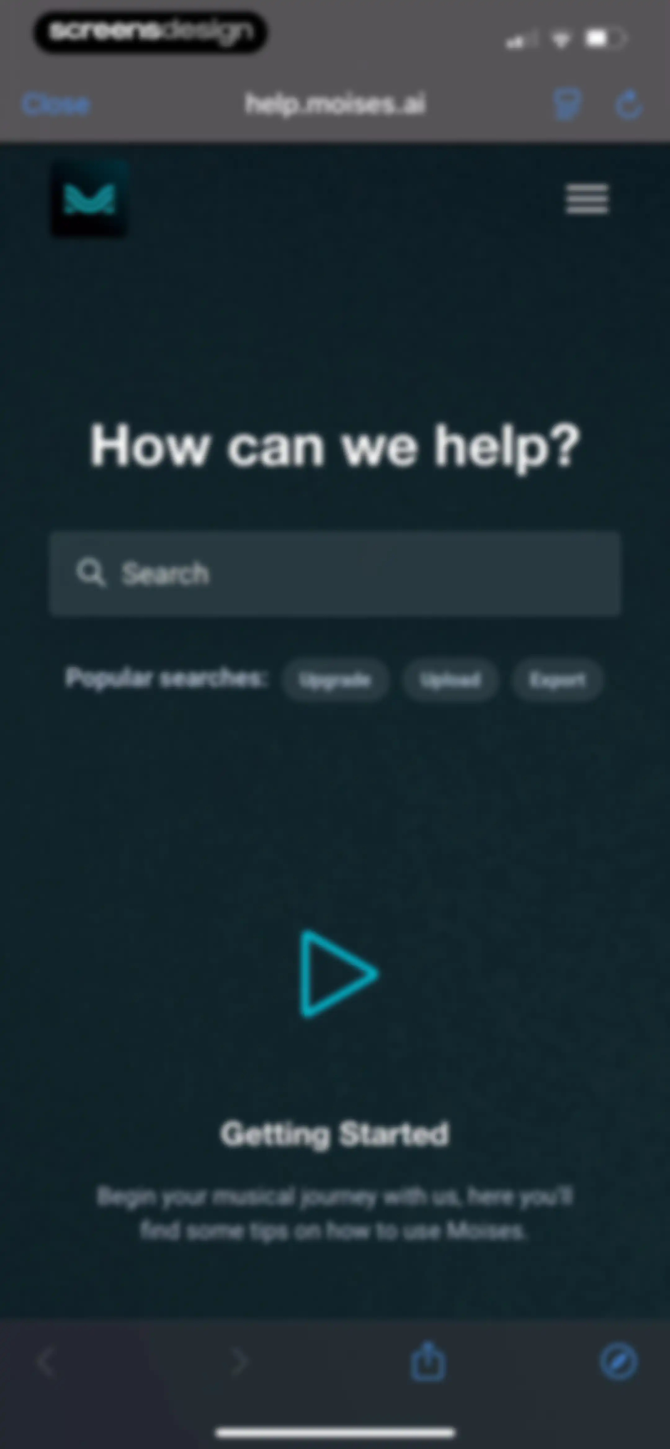 Moises: The Musician's App screen 100