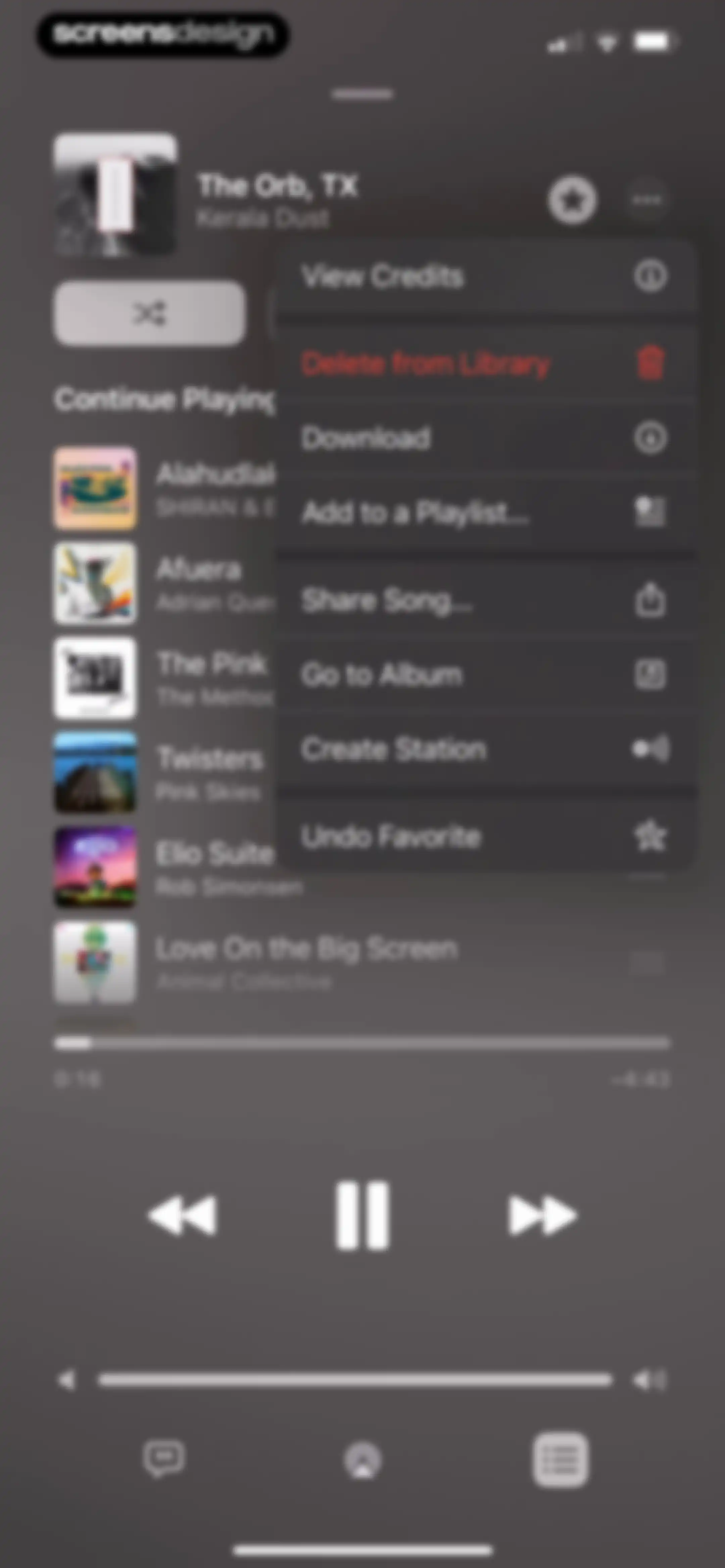 Apple Music screen 72