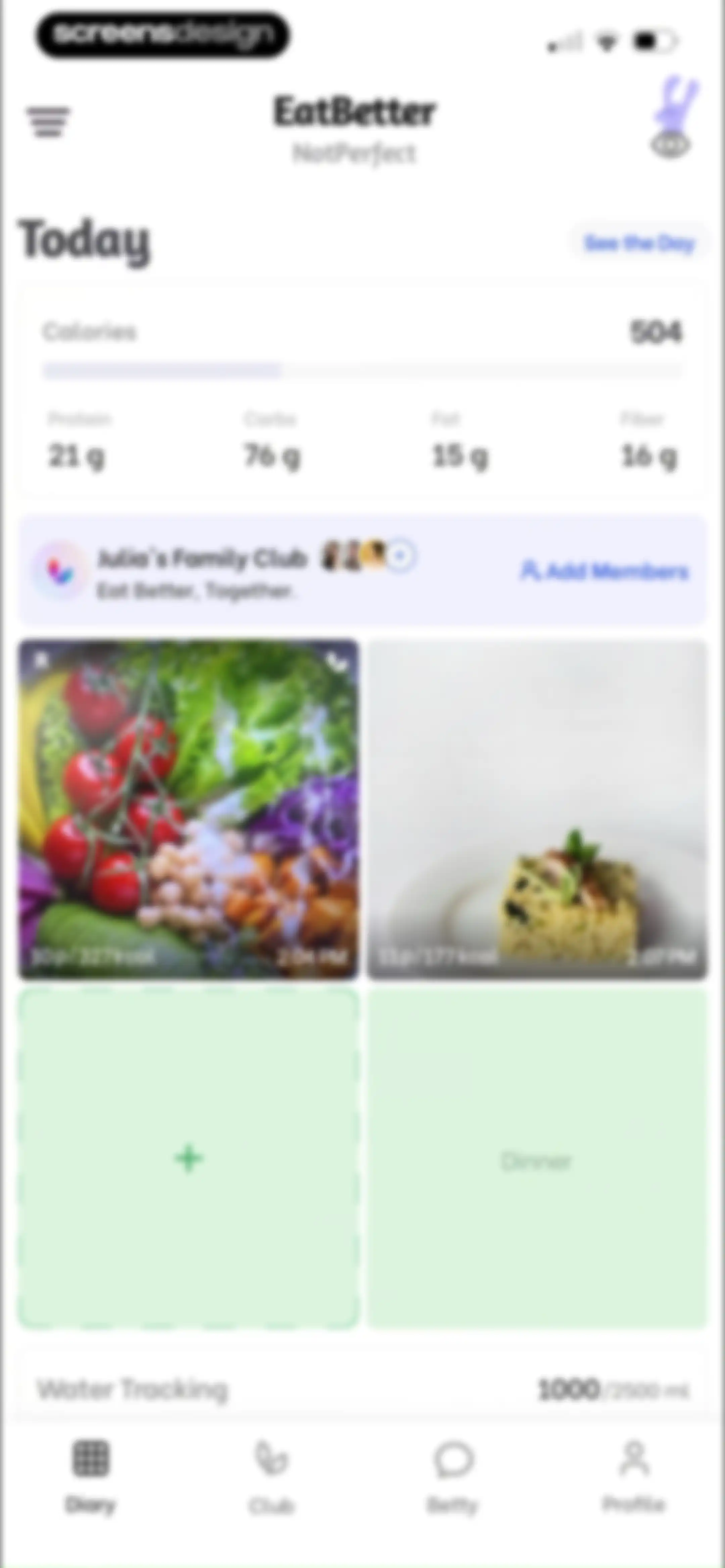 EatBetter: AI Food Journal screen 112