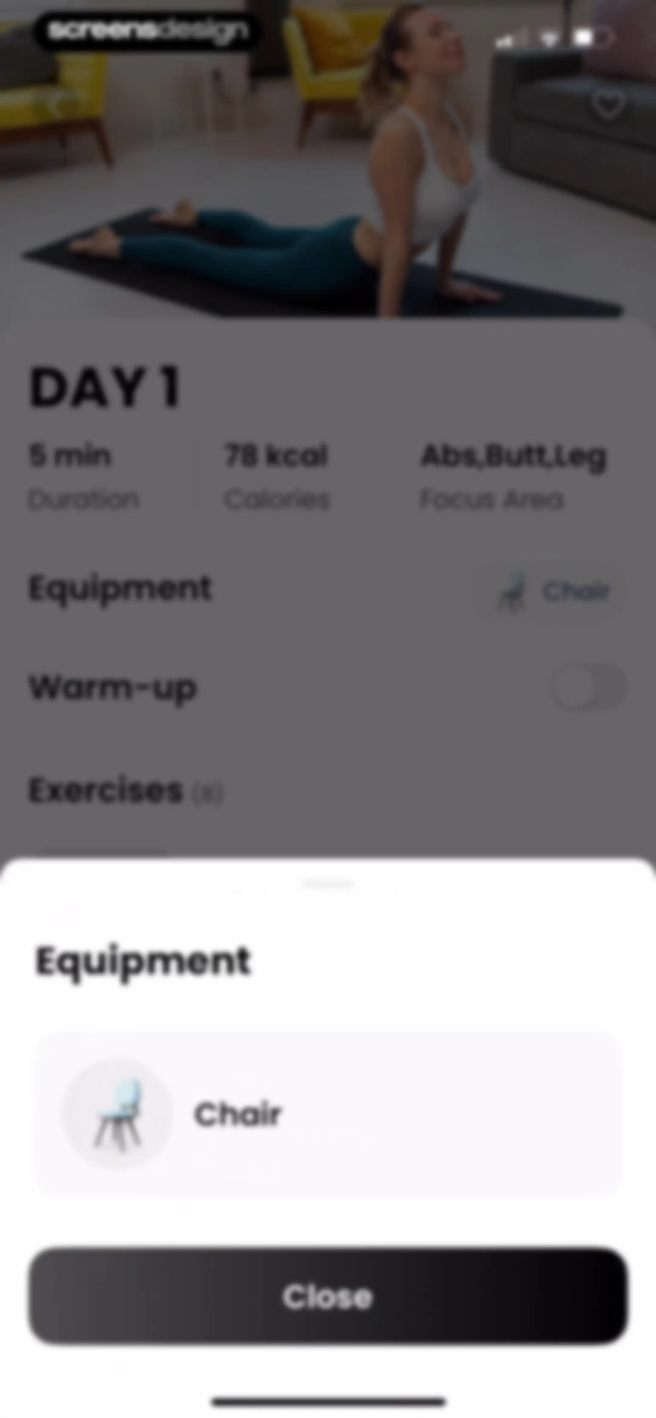 Home Workout - No Equipments screen 105