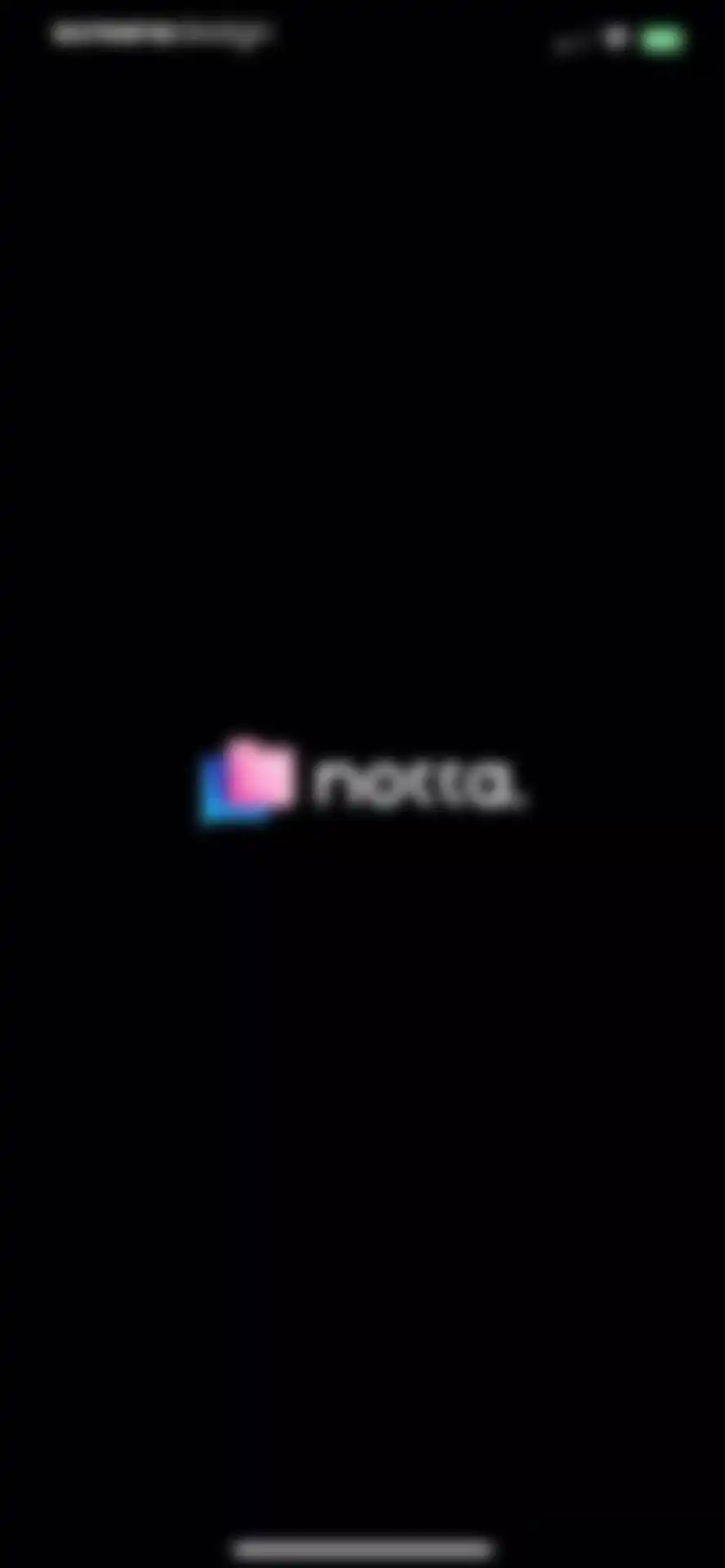 Notta Transcribe Voice to Text screen 1