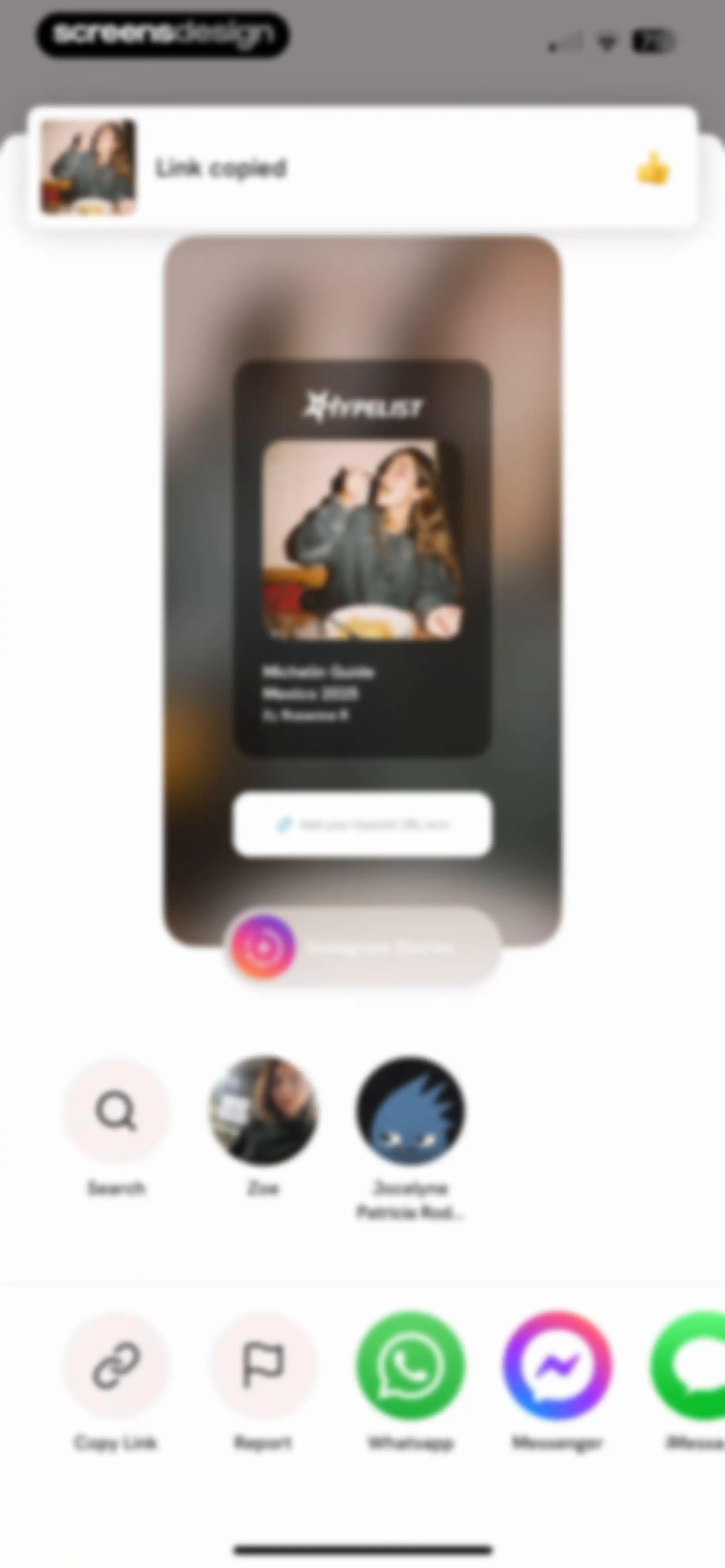 Hypelist: Create & Share Lists screen 67
