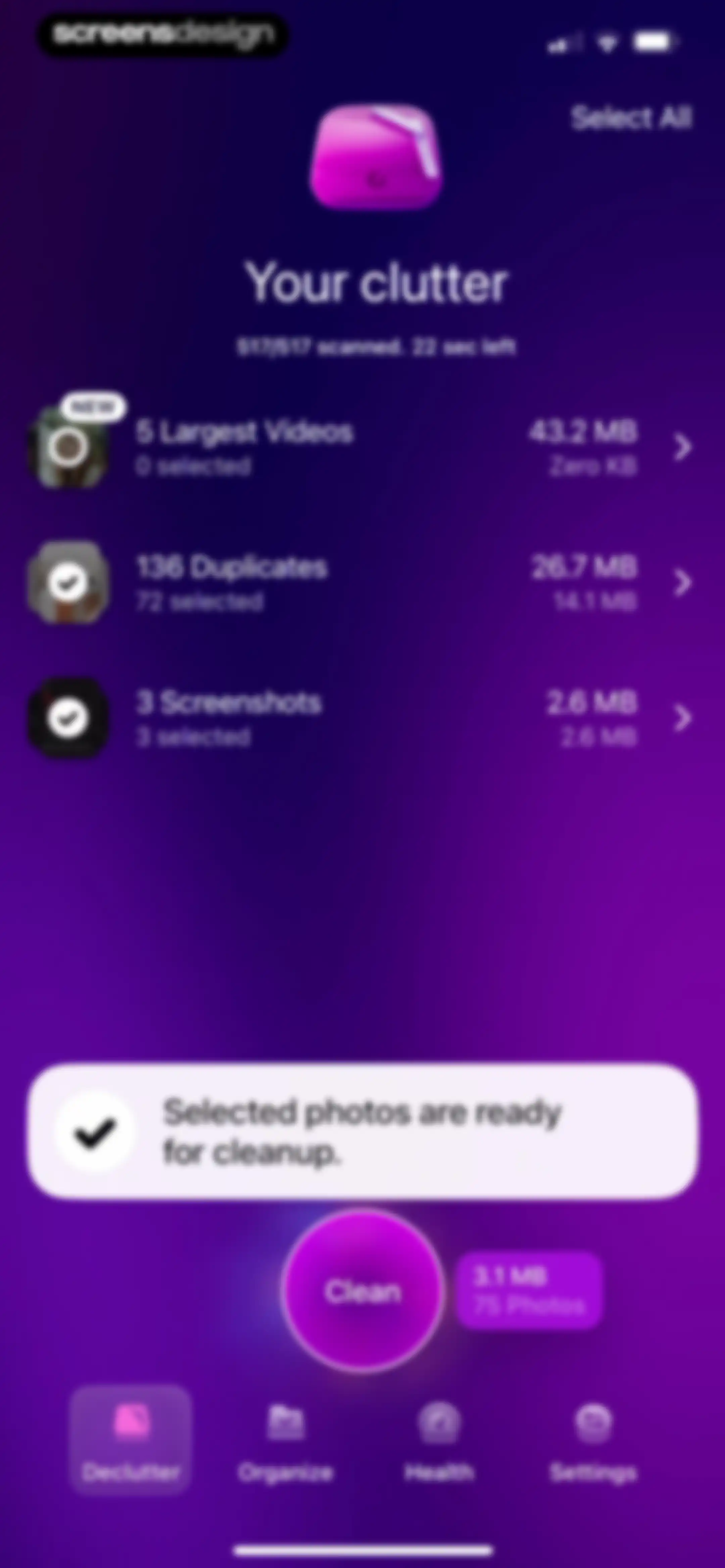 CleanMy®Phone: Cleanup Storage screen 20