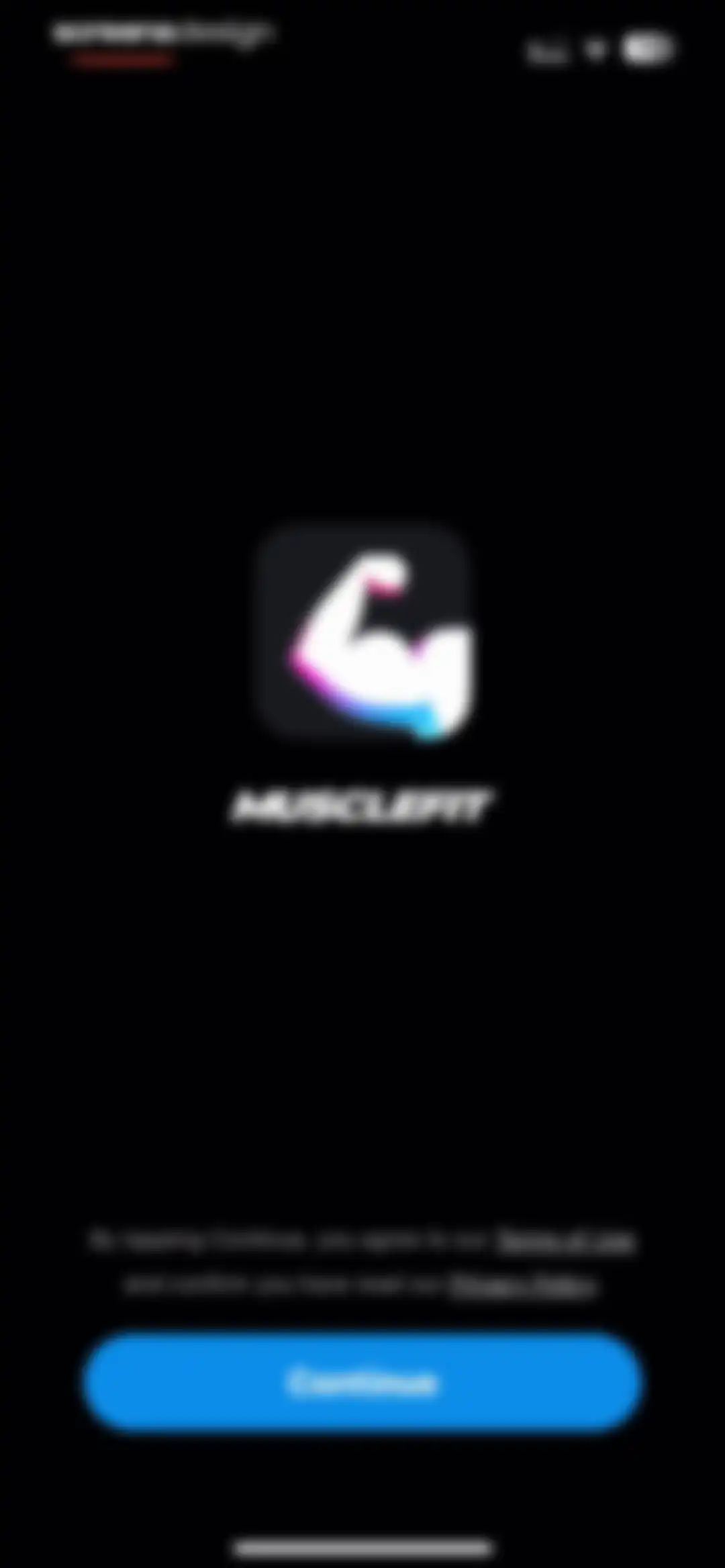 Workout Planner MuscleFit screen 1