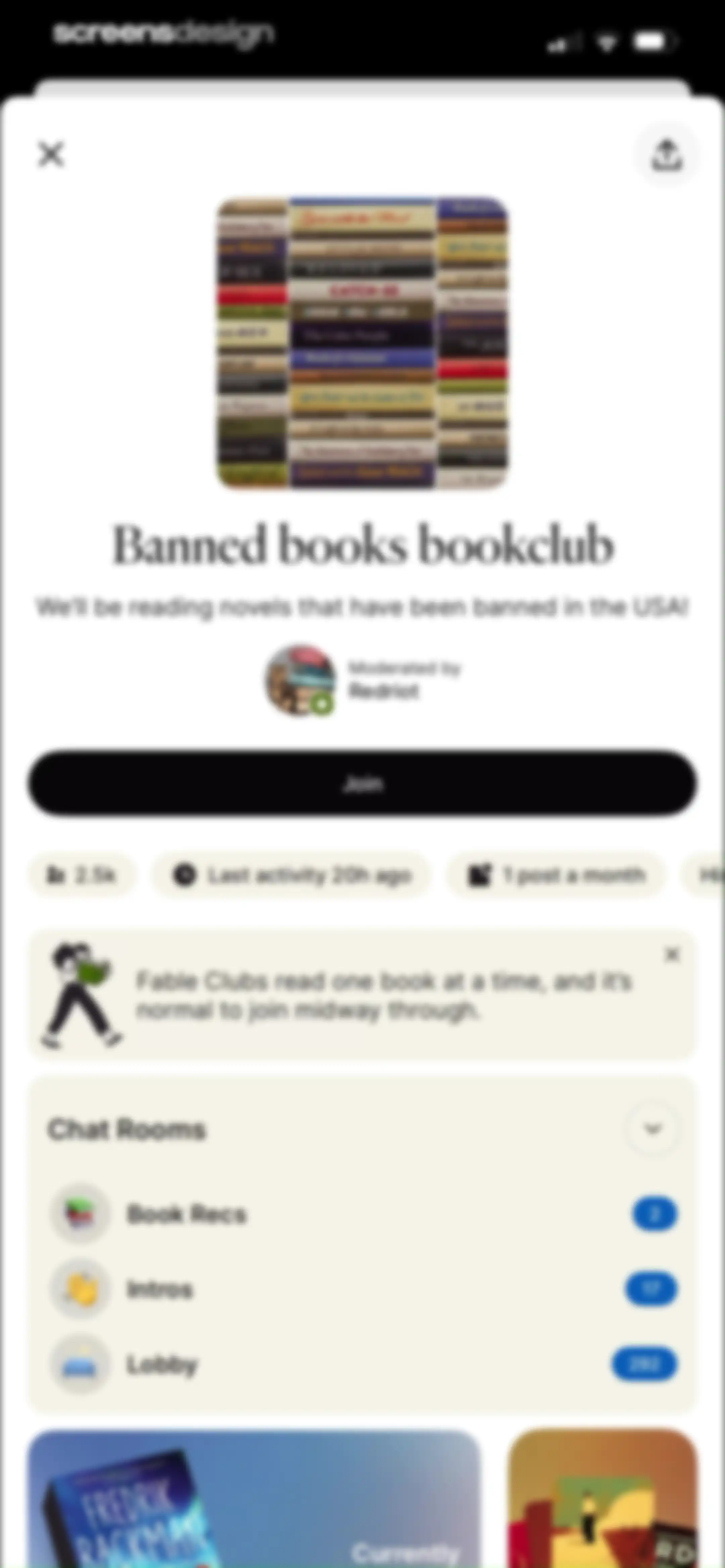 Fable: Track & Discuss Books screen 104