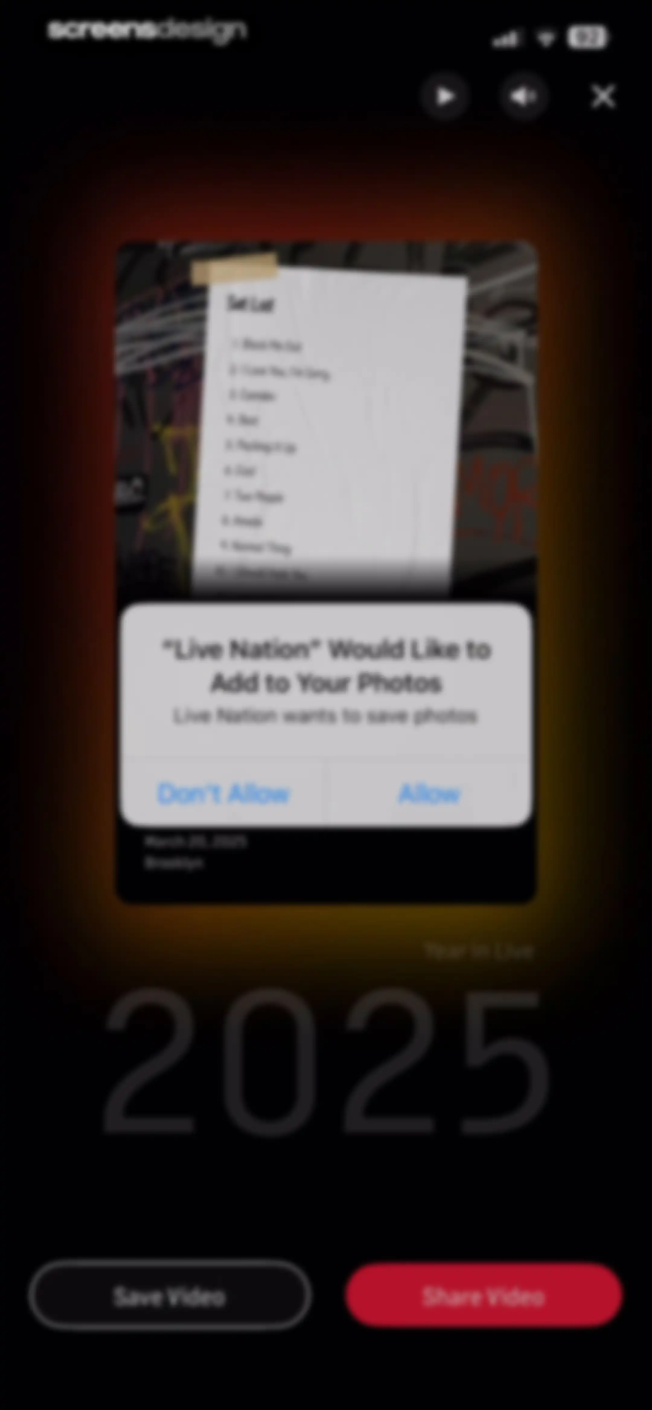 Live Nation – For Concert Fans screen 107