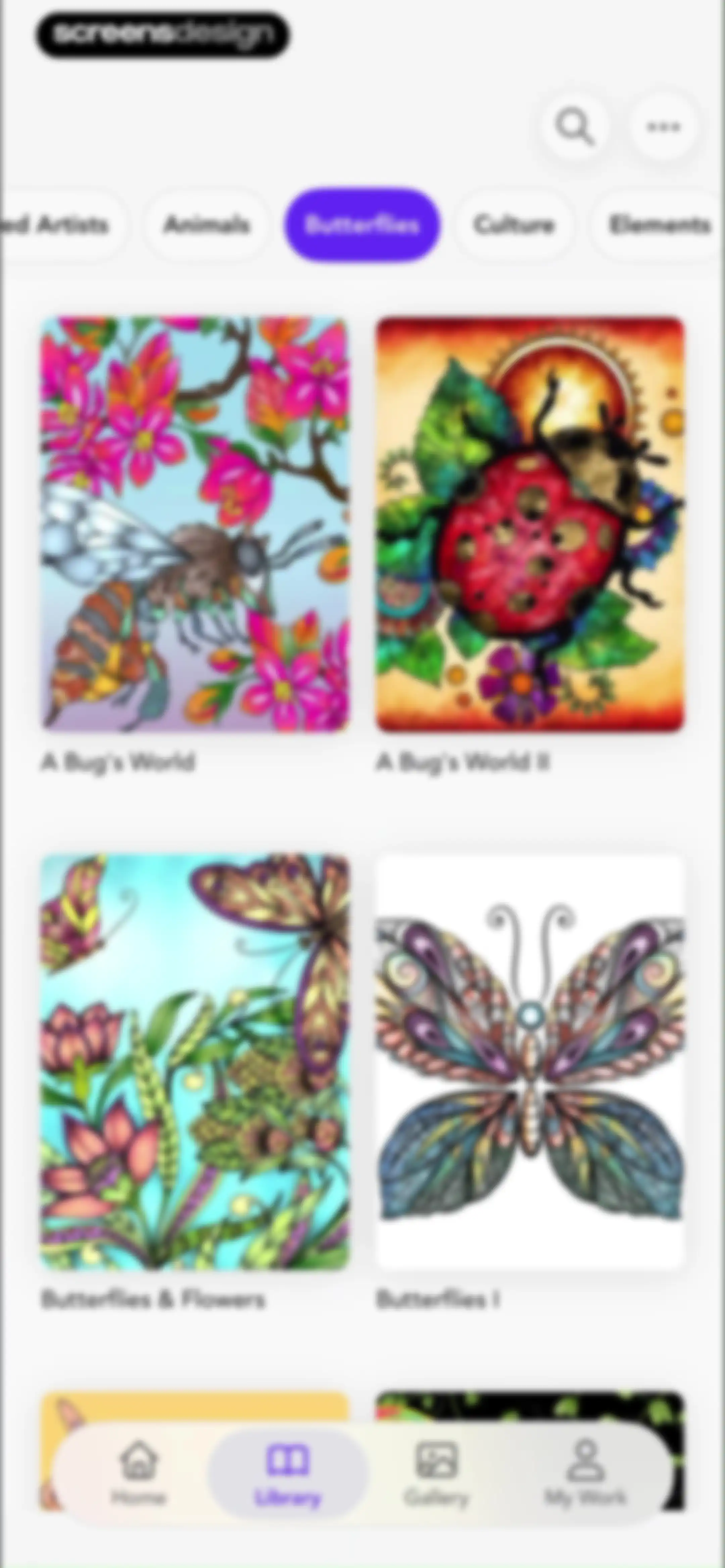 Adult Coloring Book - Pigment screen 21