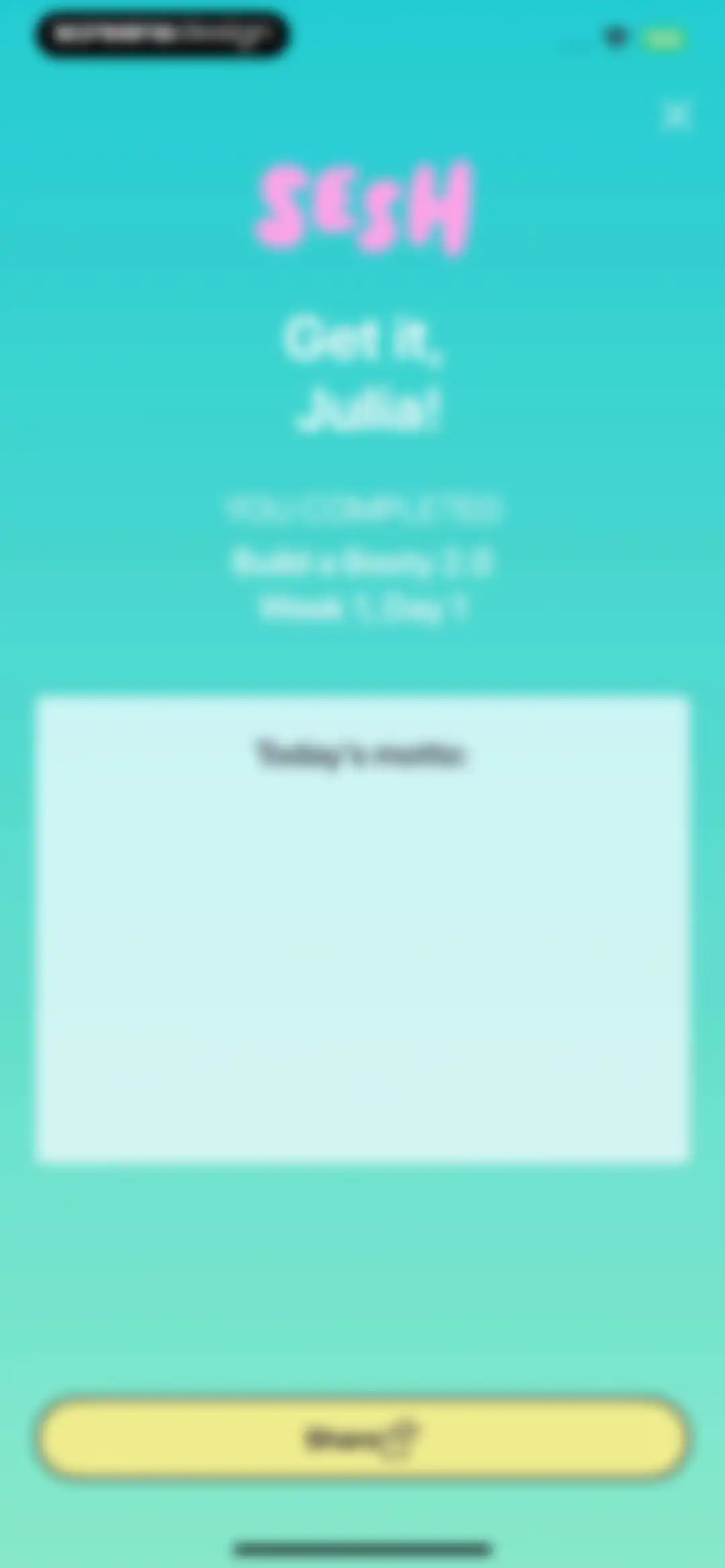 Sesh: Women Fitness & Workouts screen 64