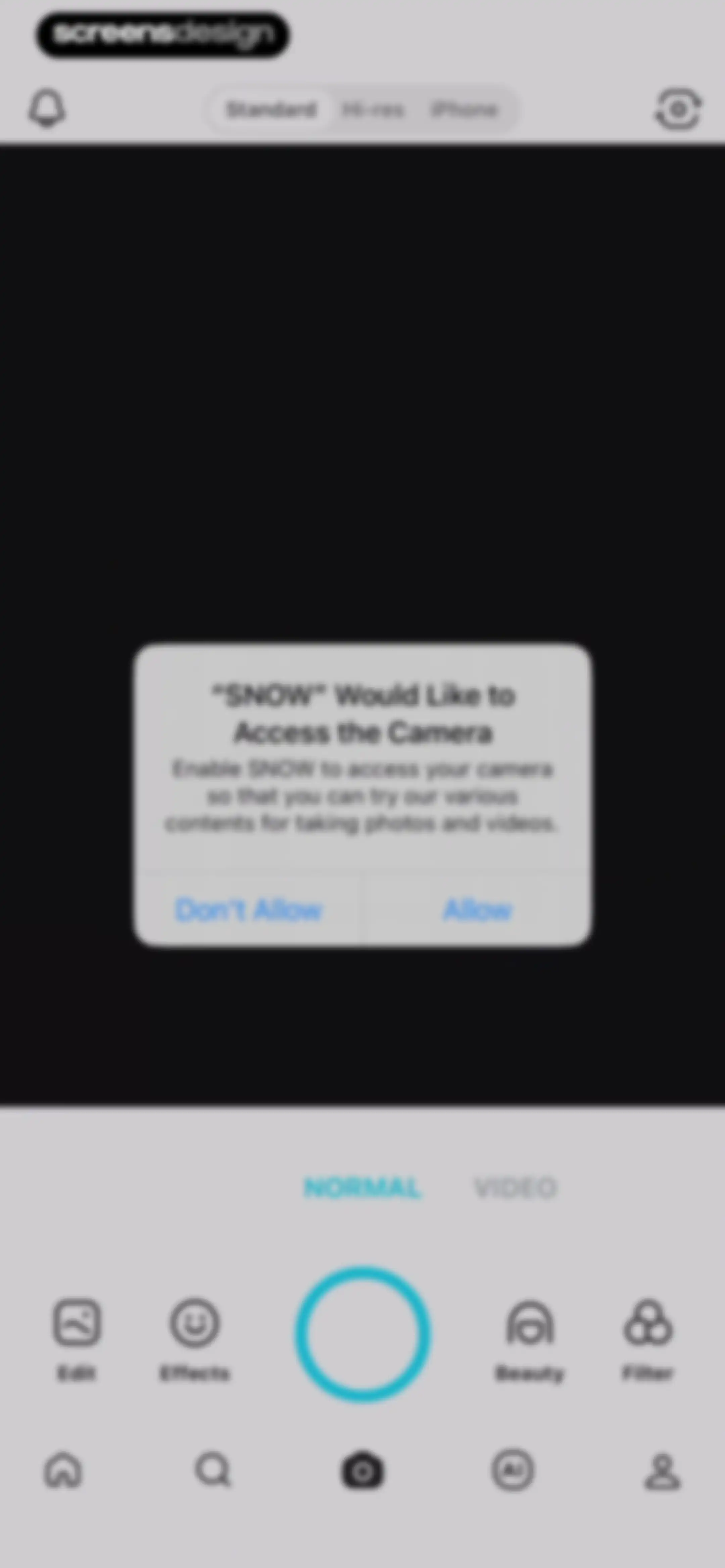 SNOW - AI Profile screen 3