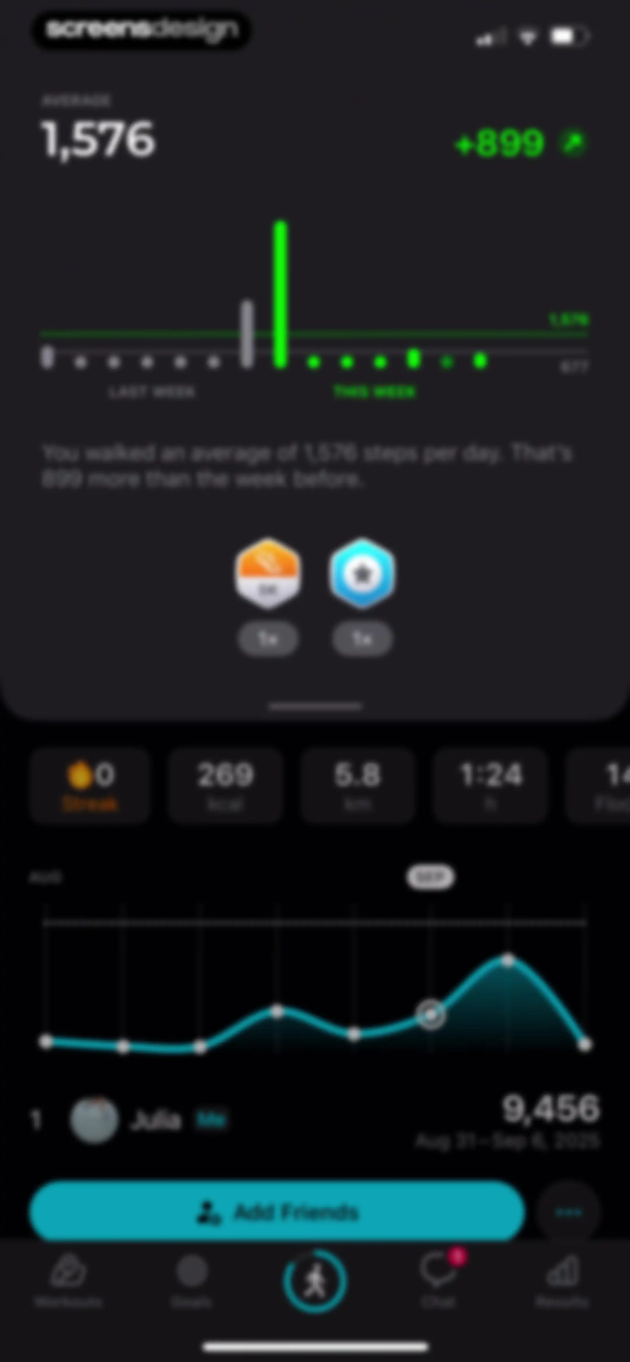 StepsApp Pedometer screen 46