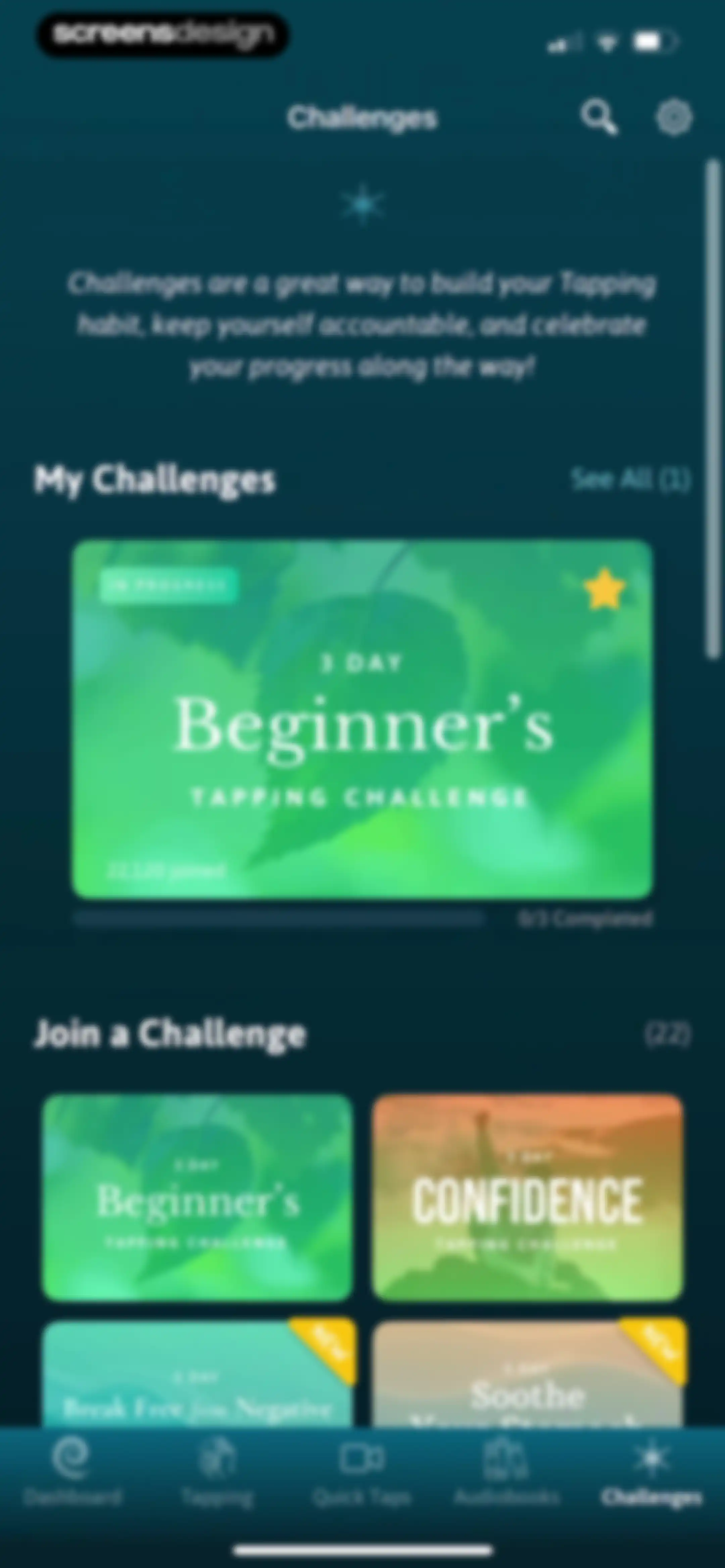 The Tapping Solution screen 81