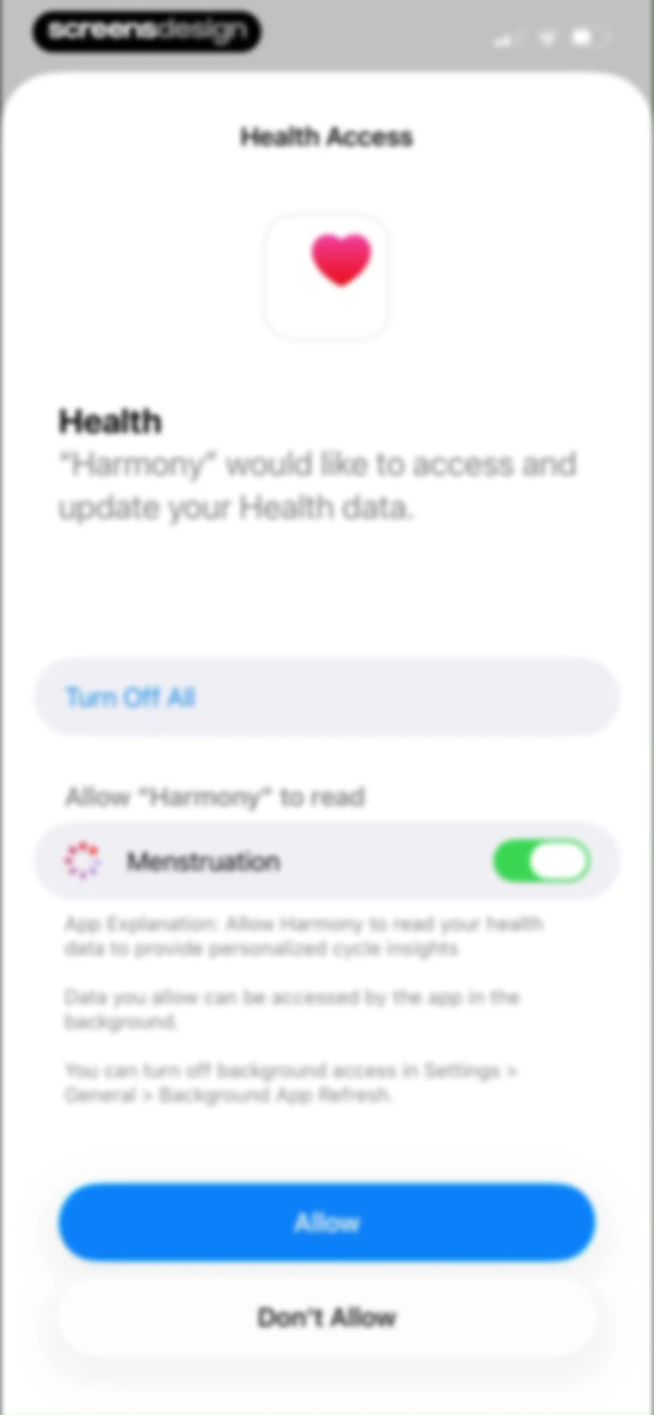 Harmony: Cycle Syncing, Period screen 18