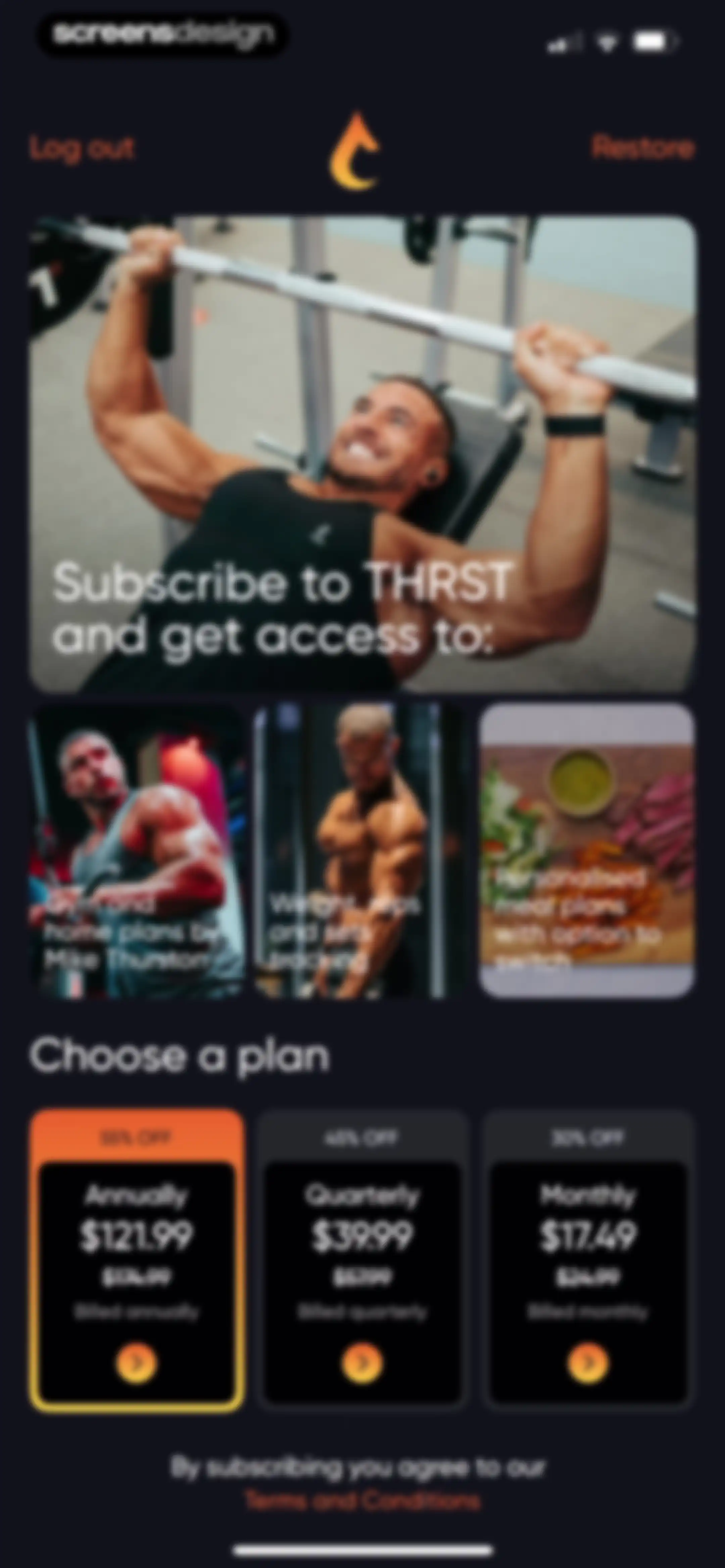 THRST screen 11