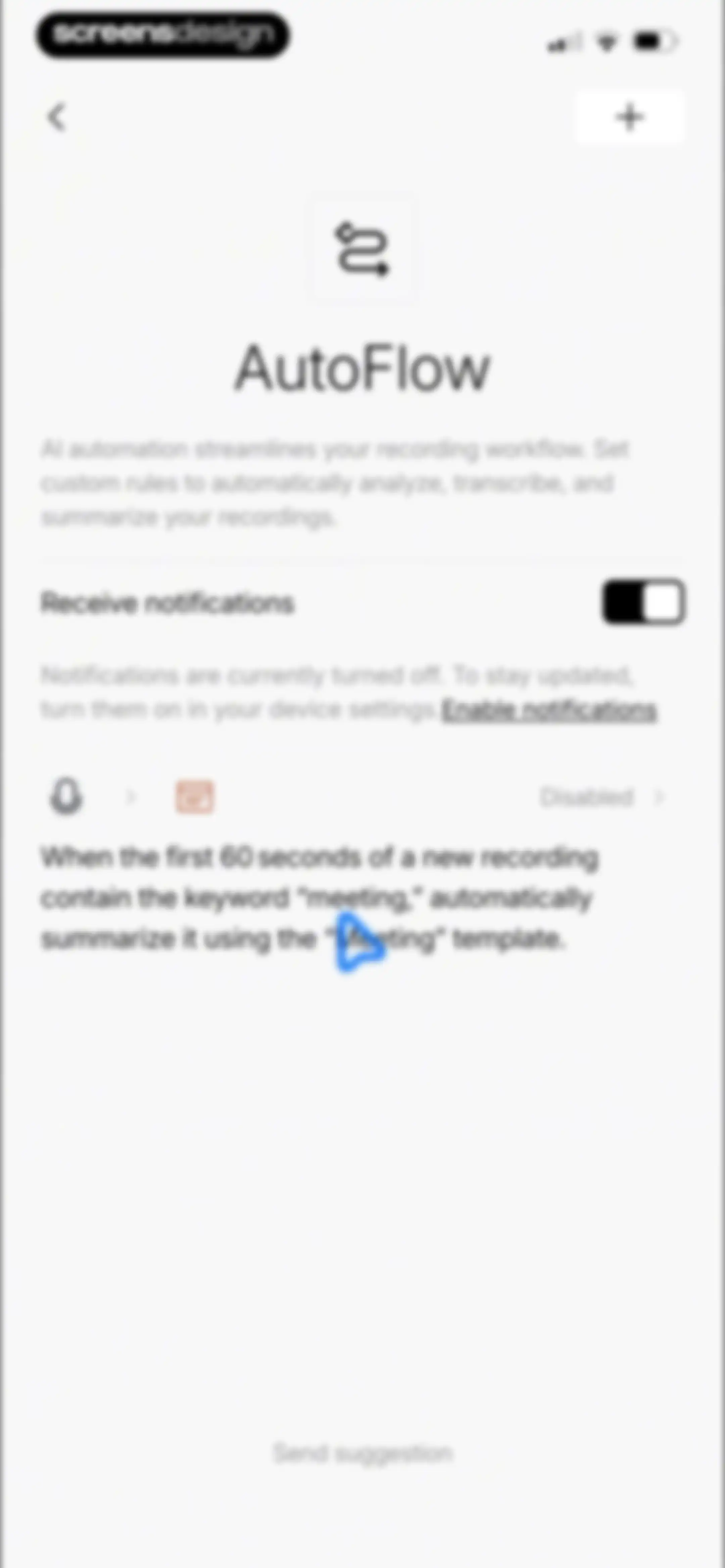 Plaud: AI Note Taker screen 107