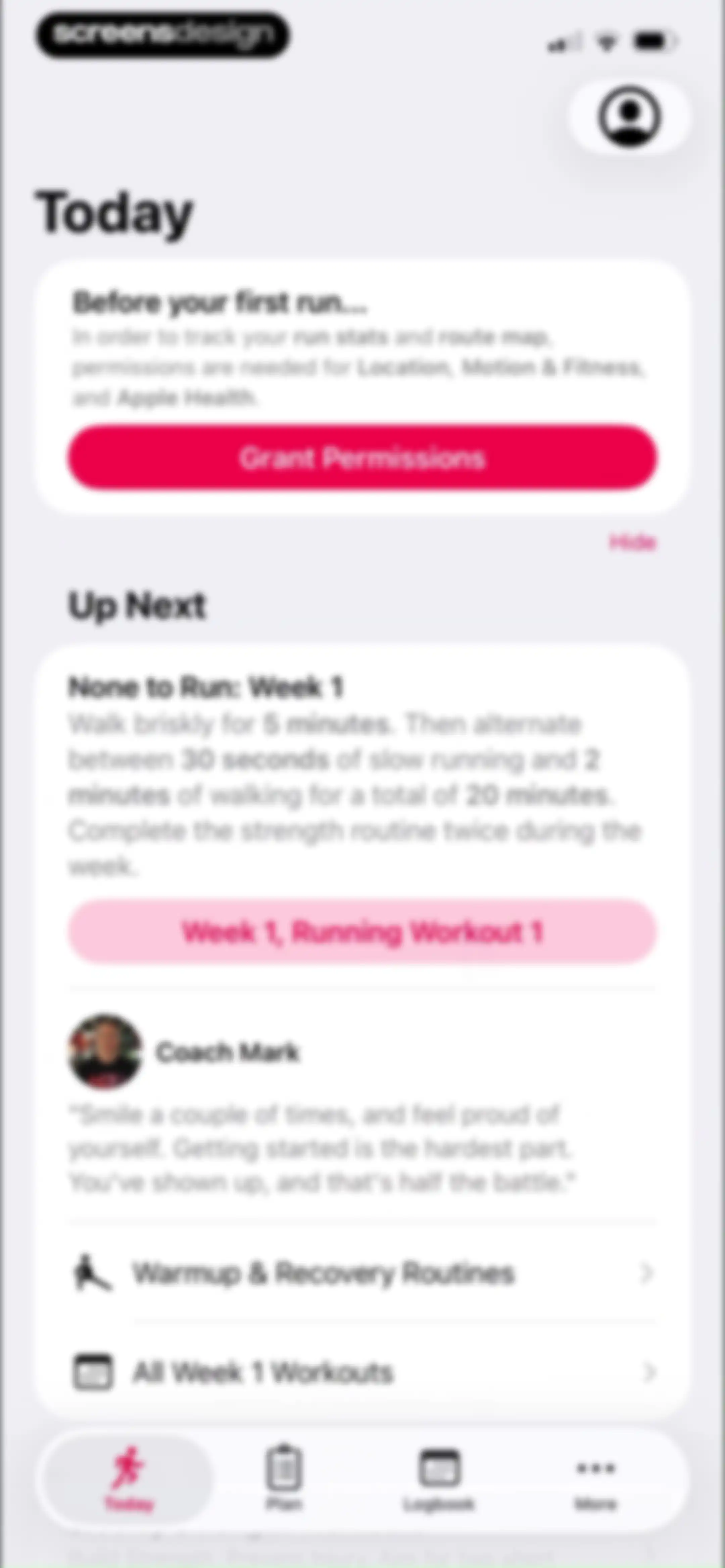 None to Run: Beginner, 5K, 10K screen 13