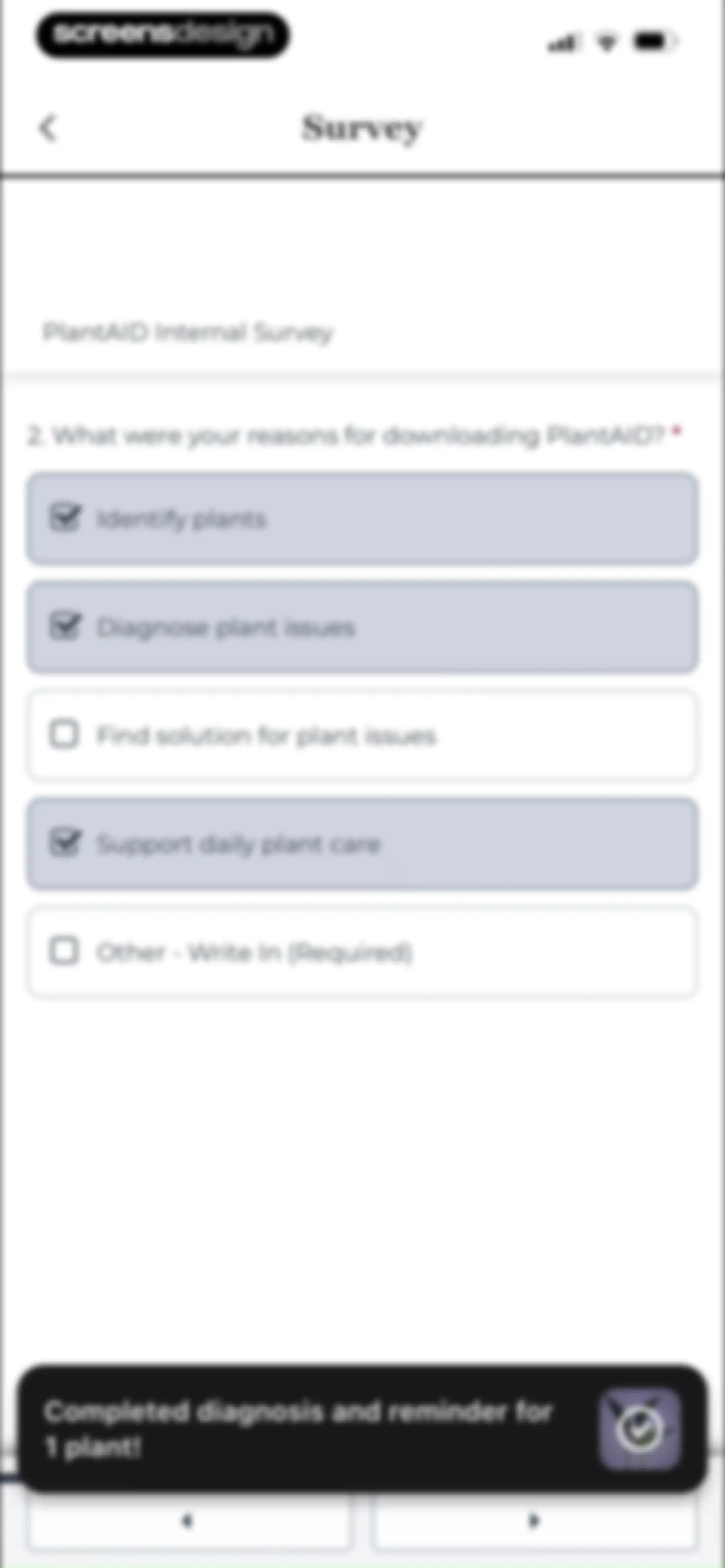 PlantAID:identifier&care guide screen 34
