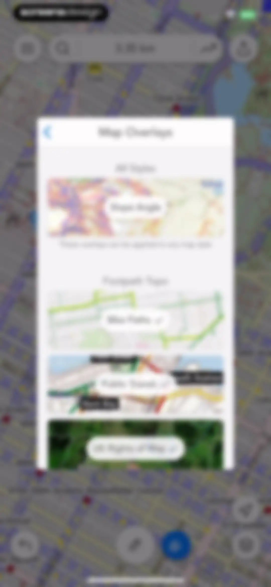 Footpath Route Planner screen 25