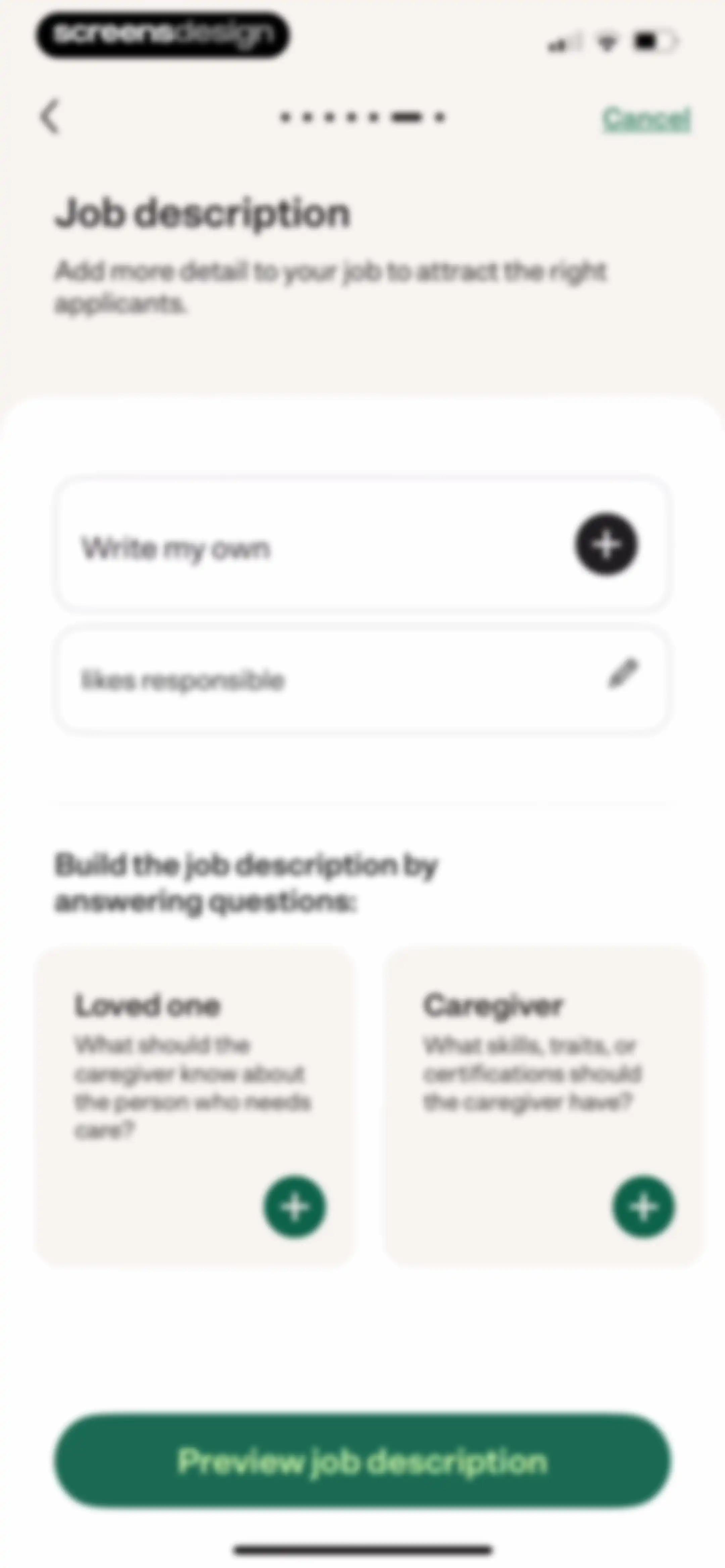 Care.com: Hire Caregivers screen 85