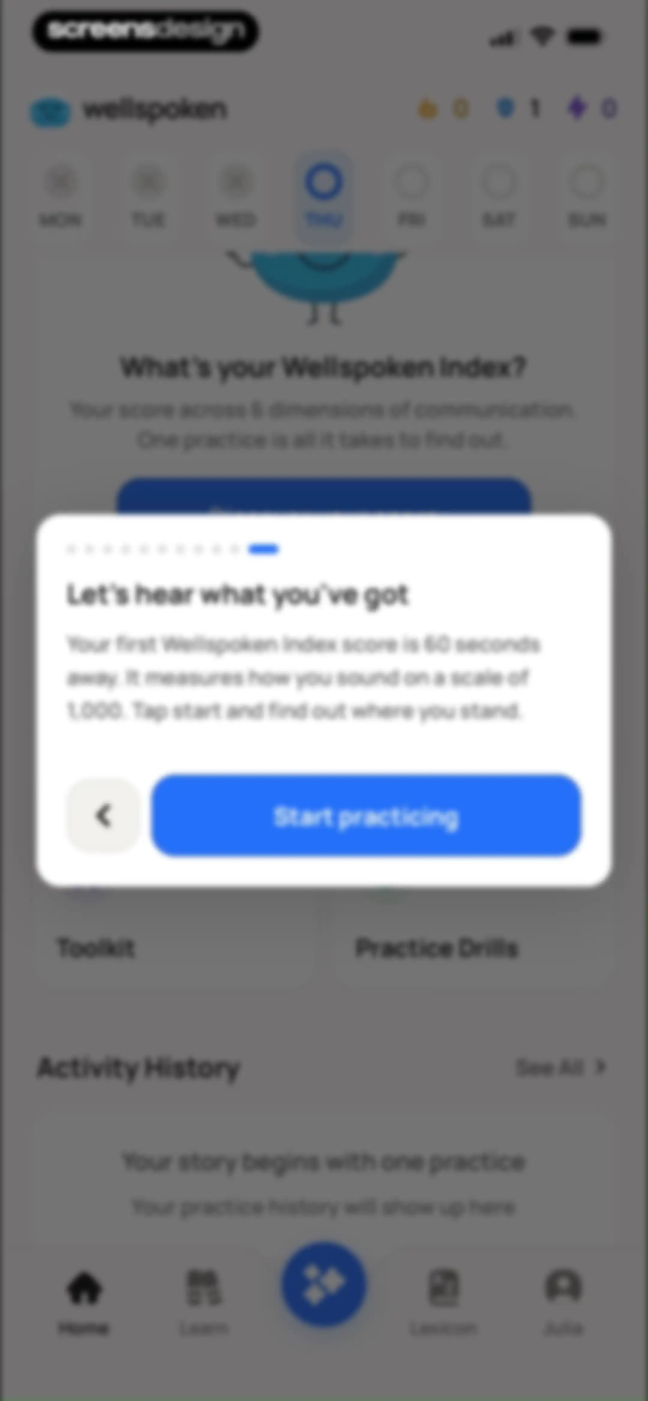 Wellspoken: Articulation Coach screen 68