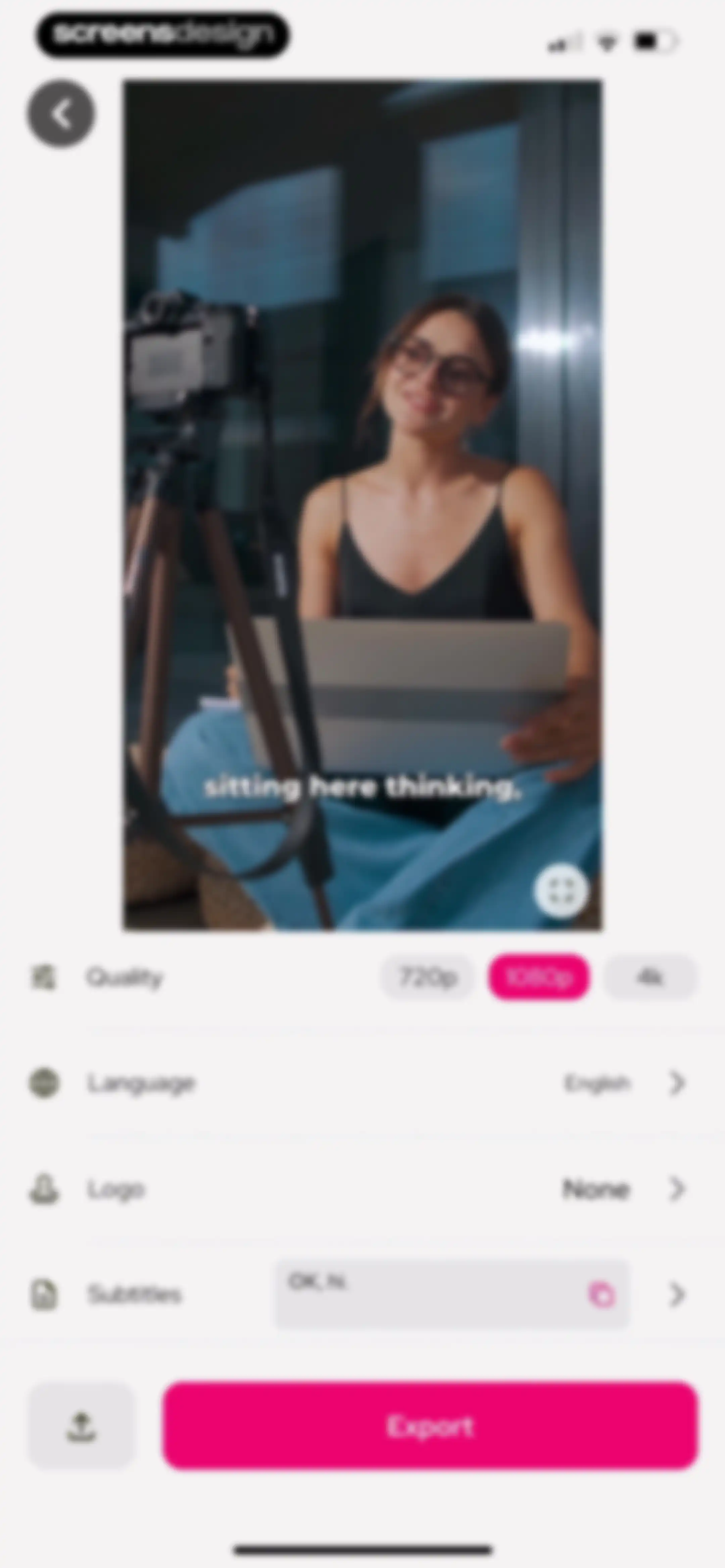 Subcap: Captions AI, Subtitles screen 29