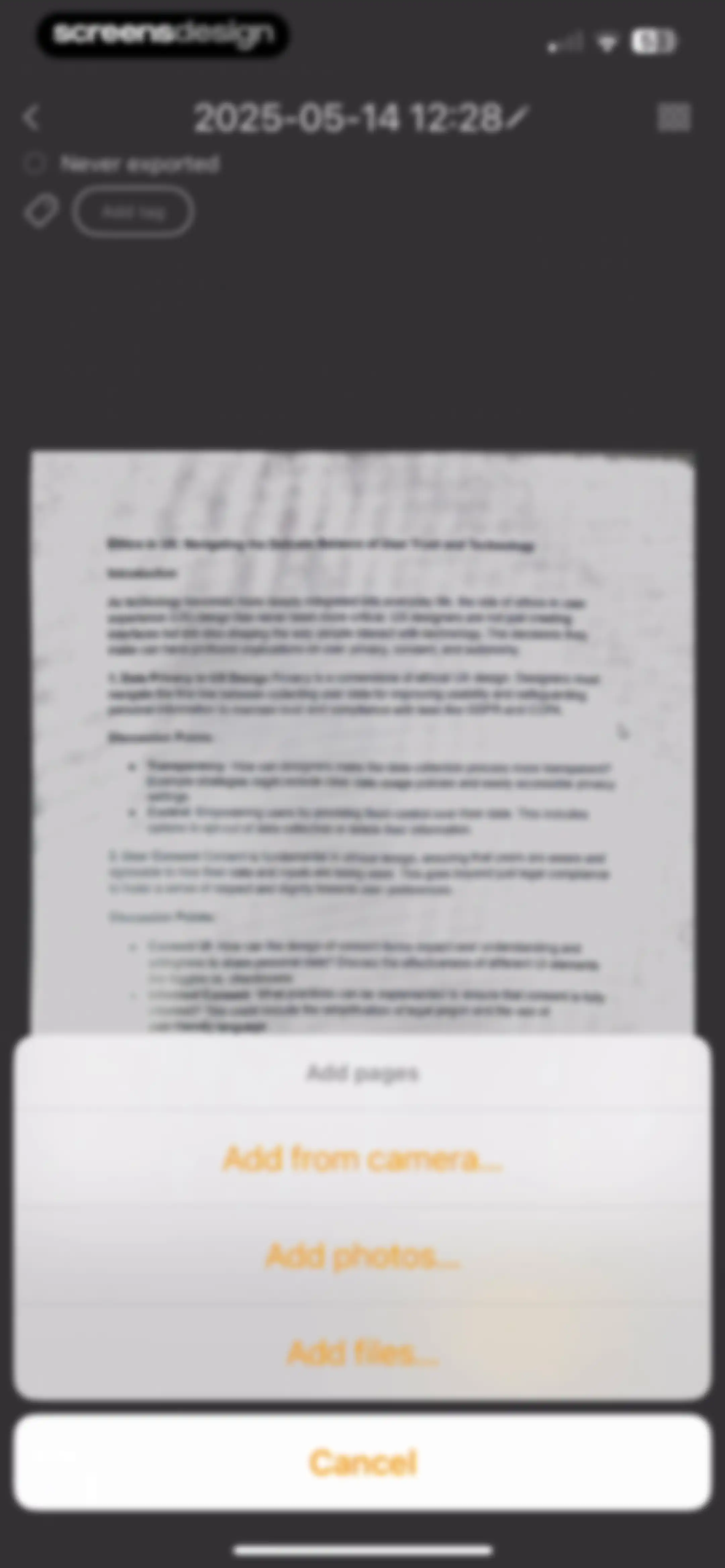 Scanner App: Genius Scan screen 28