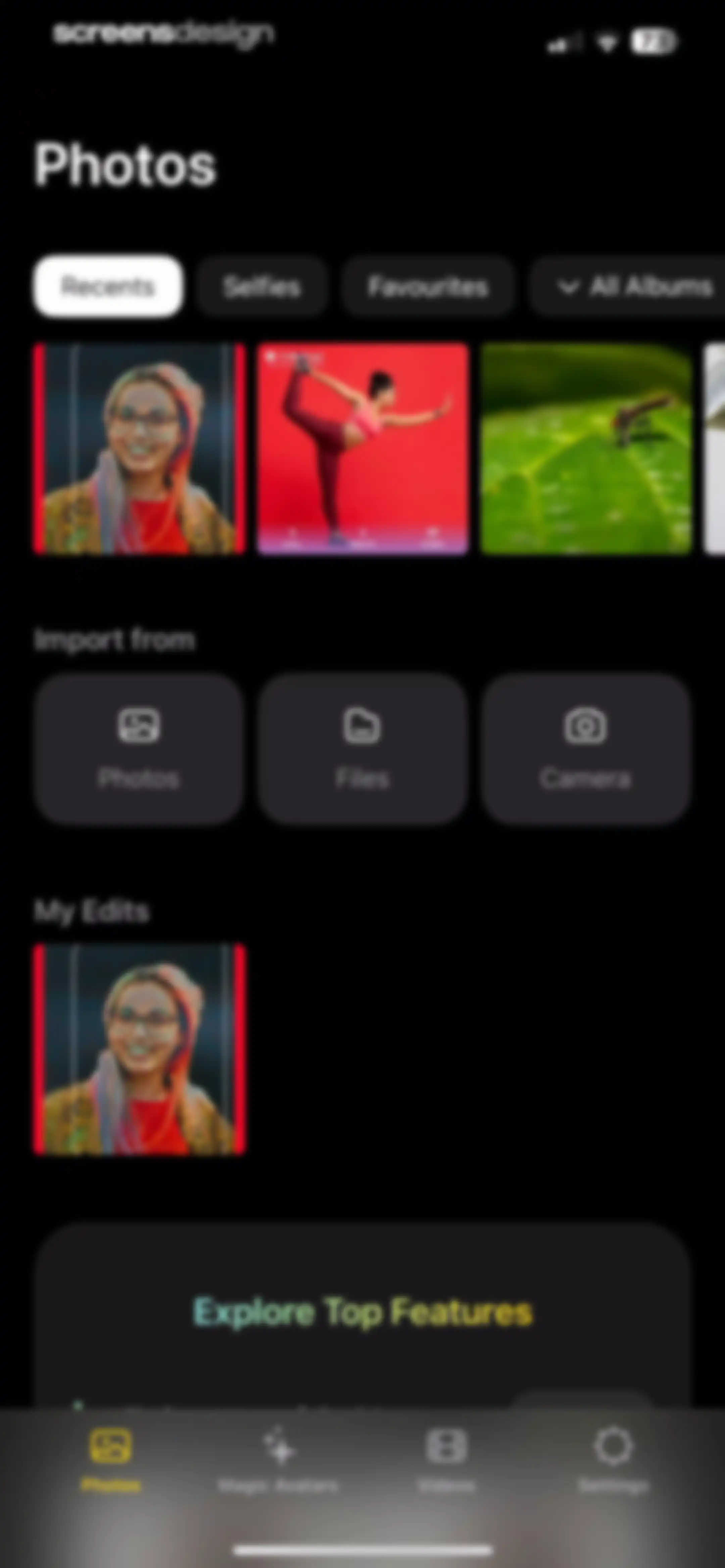 Lensa AI: Photo Editor screen 65