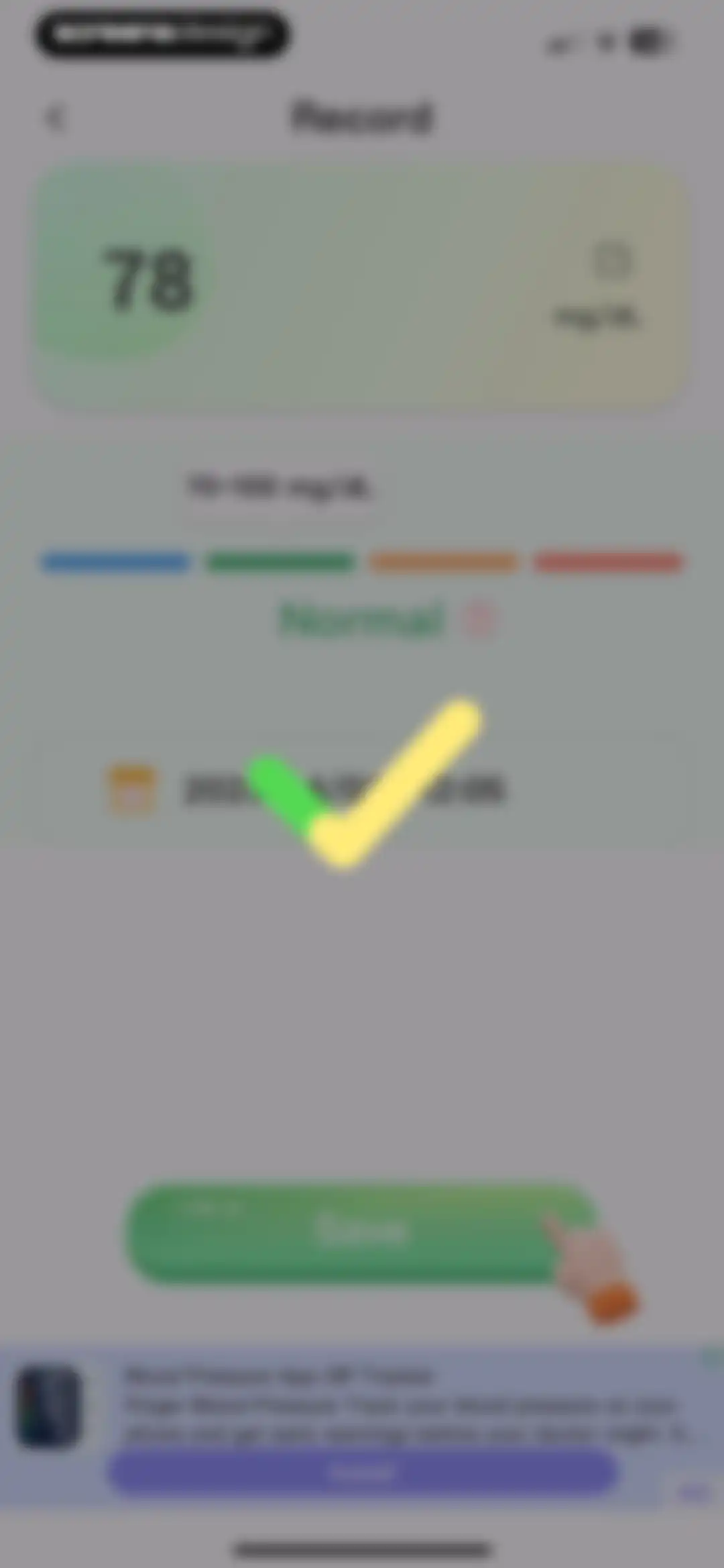 Blood Pressure Level Checker screen 25