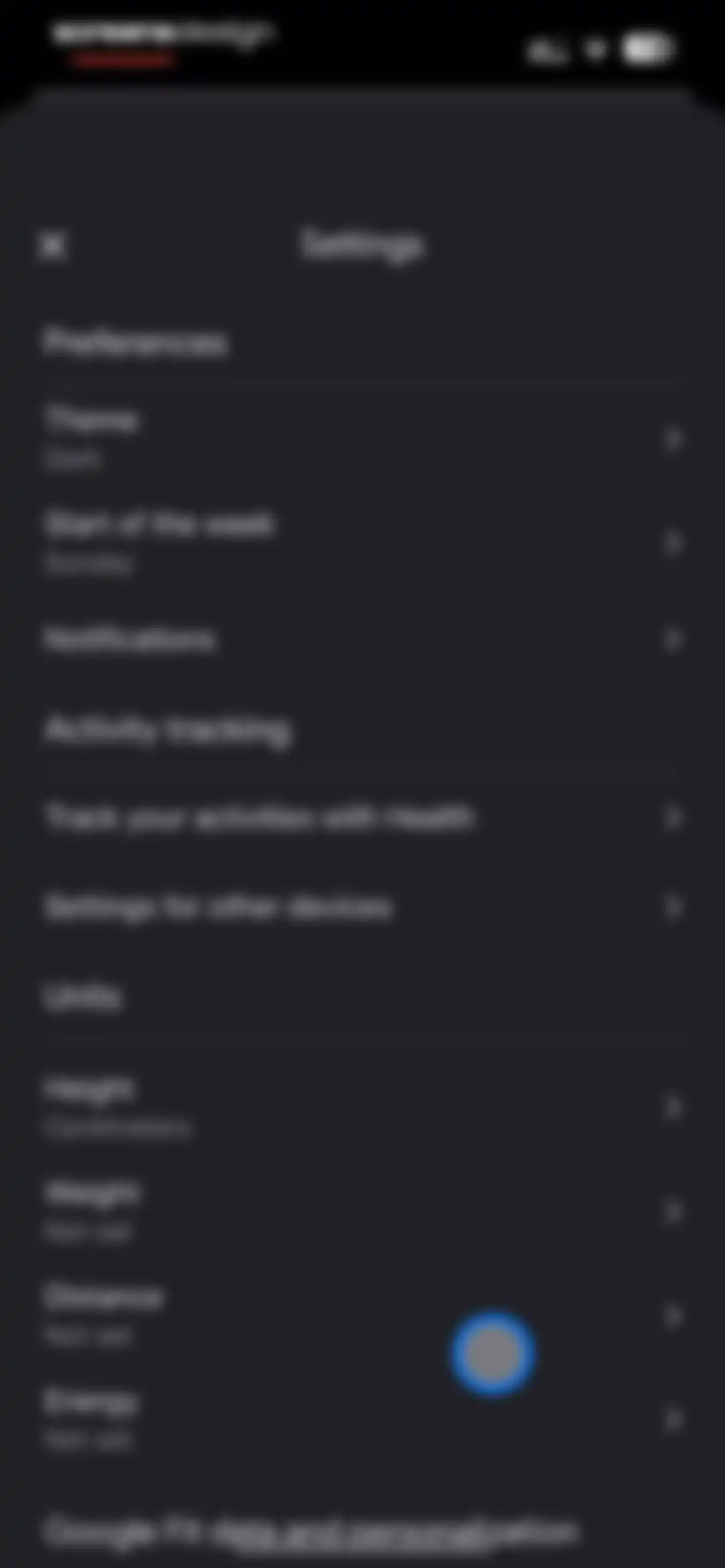 Google Fit: Activity Tracker screen 94