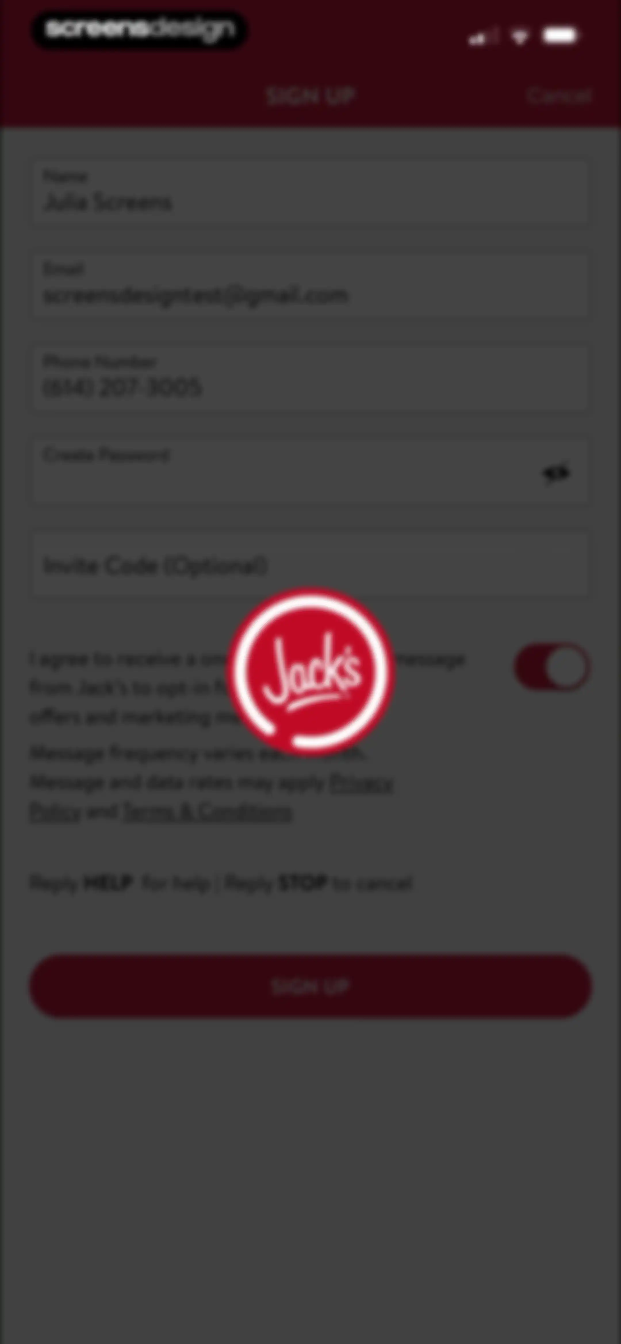 Jack's screen 6