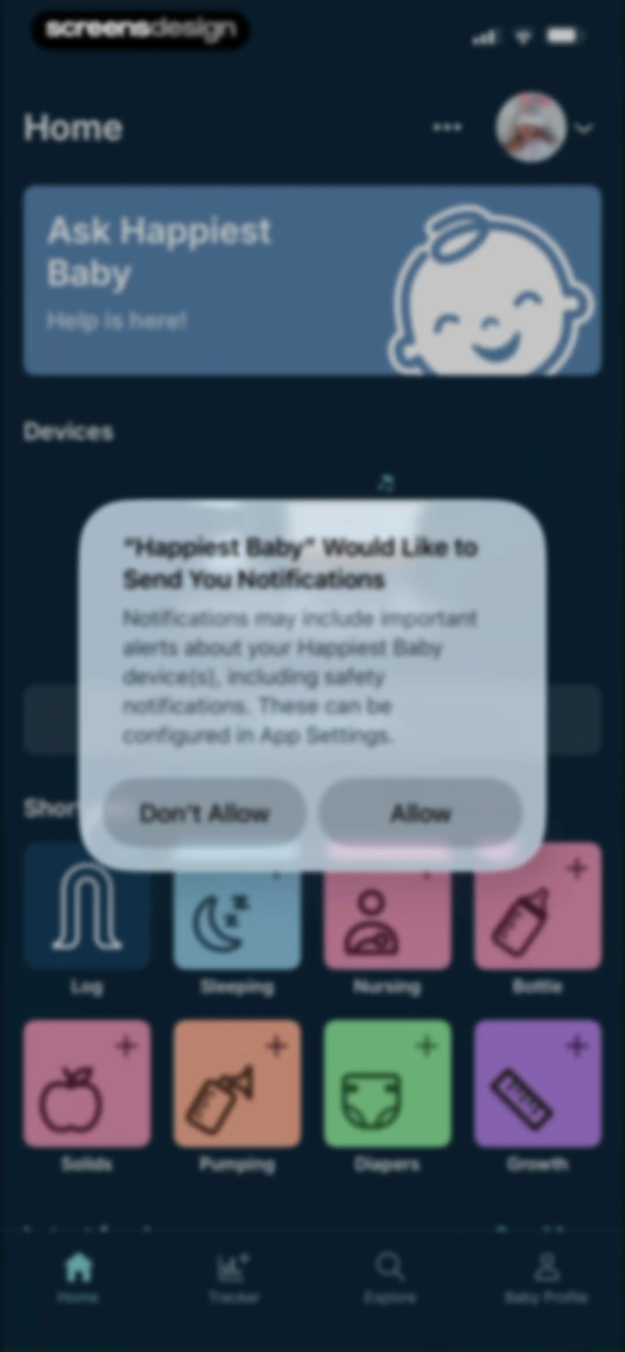 Happiest Baby, makers of SNOO screen 19