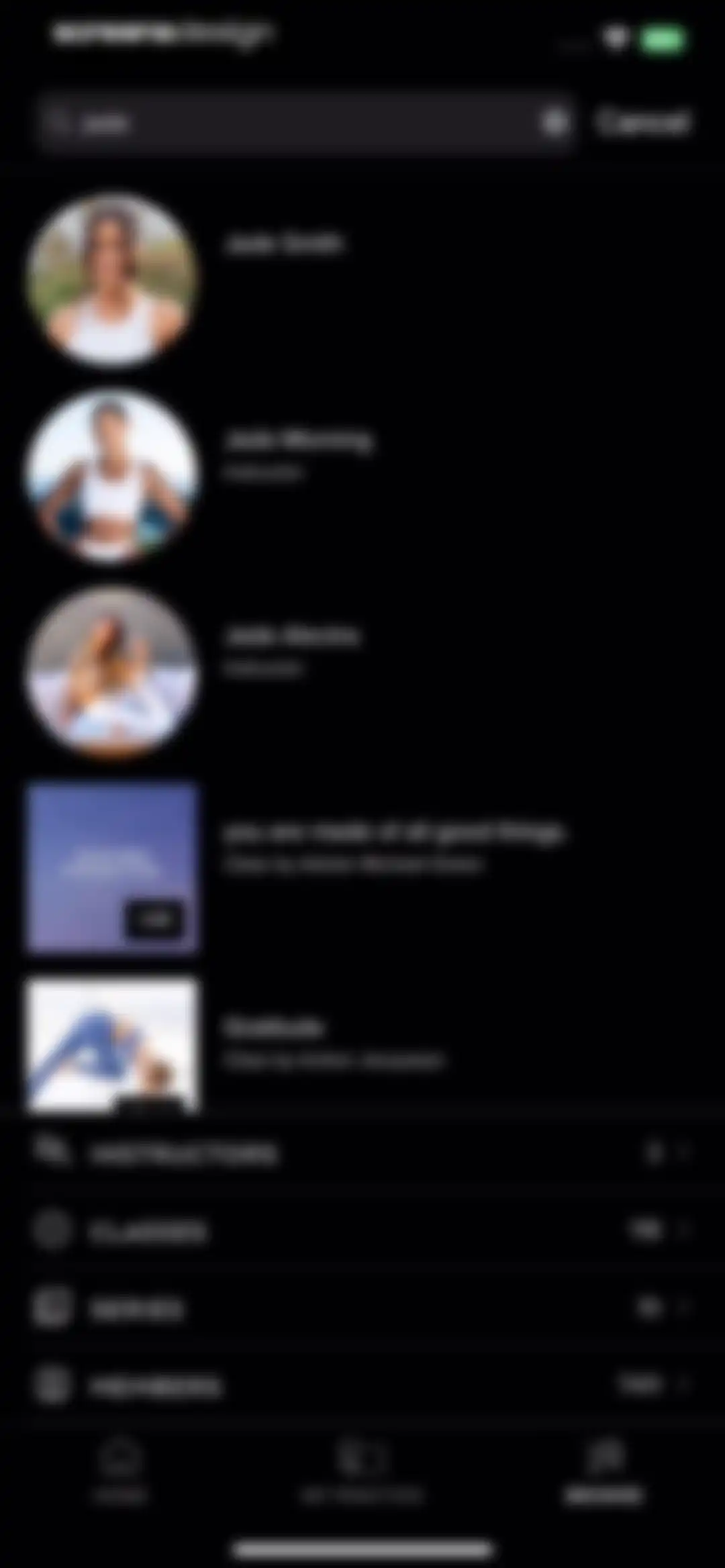 ALO Wellness Club screen 104