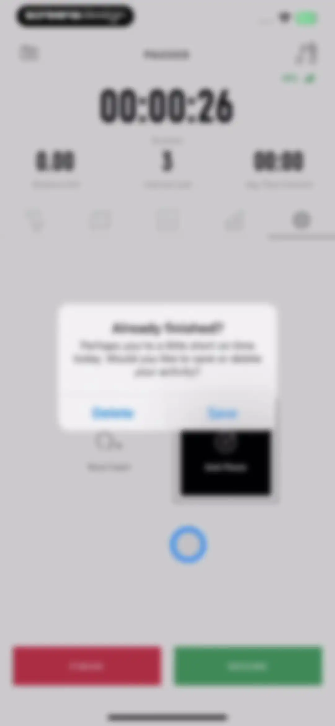 adidas Running: Run tracker screen 88