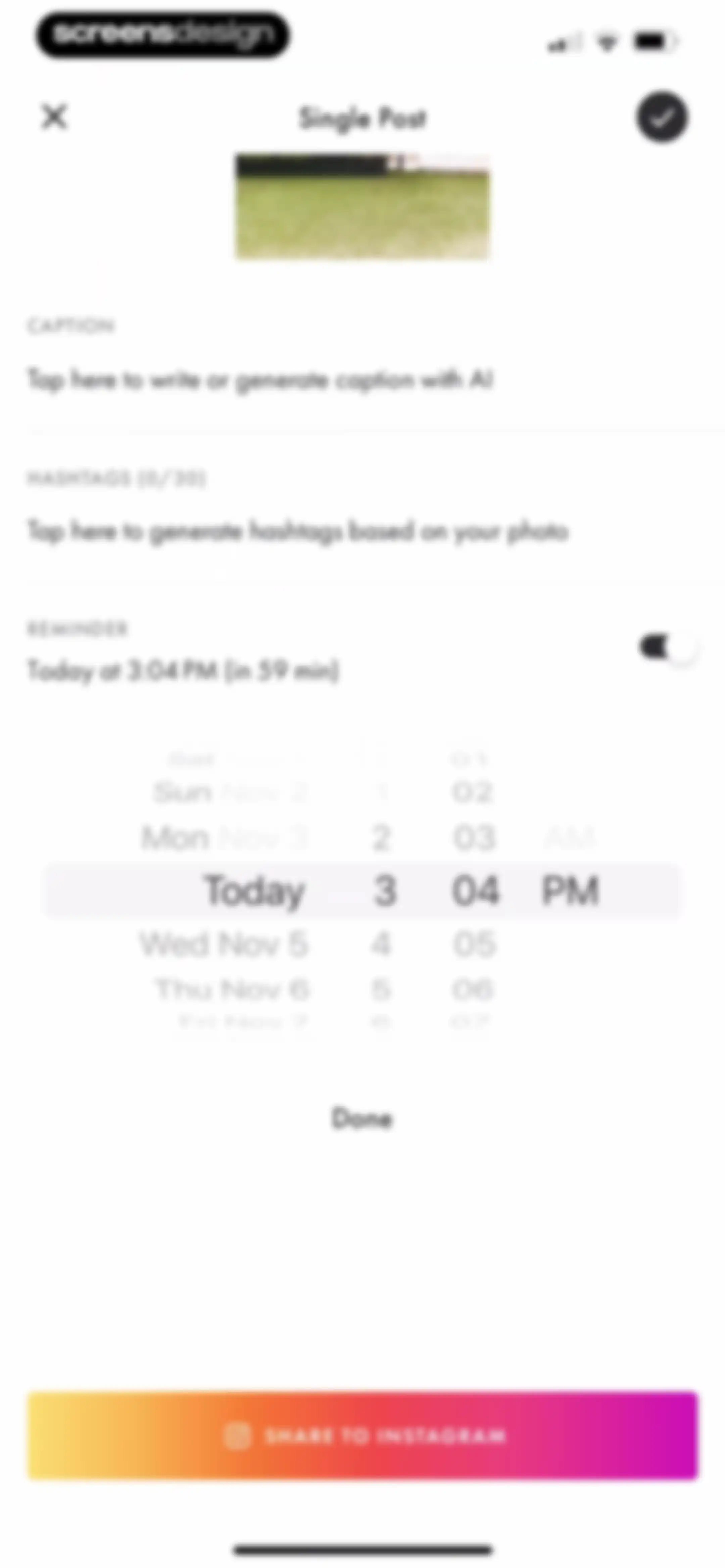Layout for Instagram・Inpreview screen 29