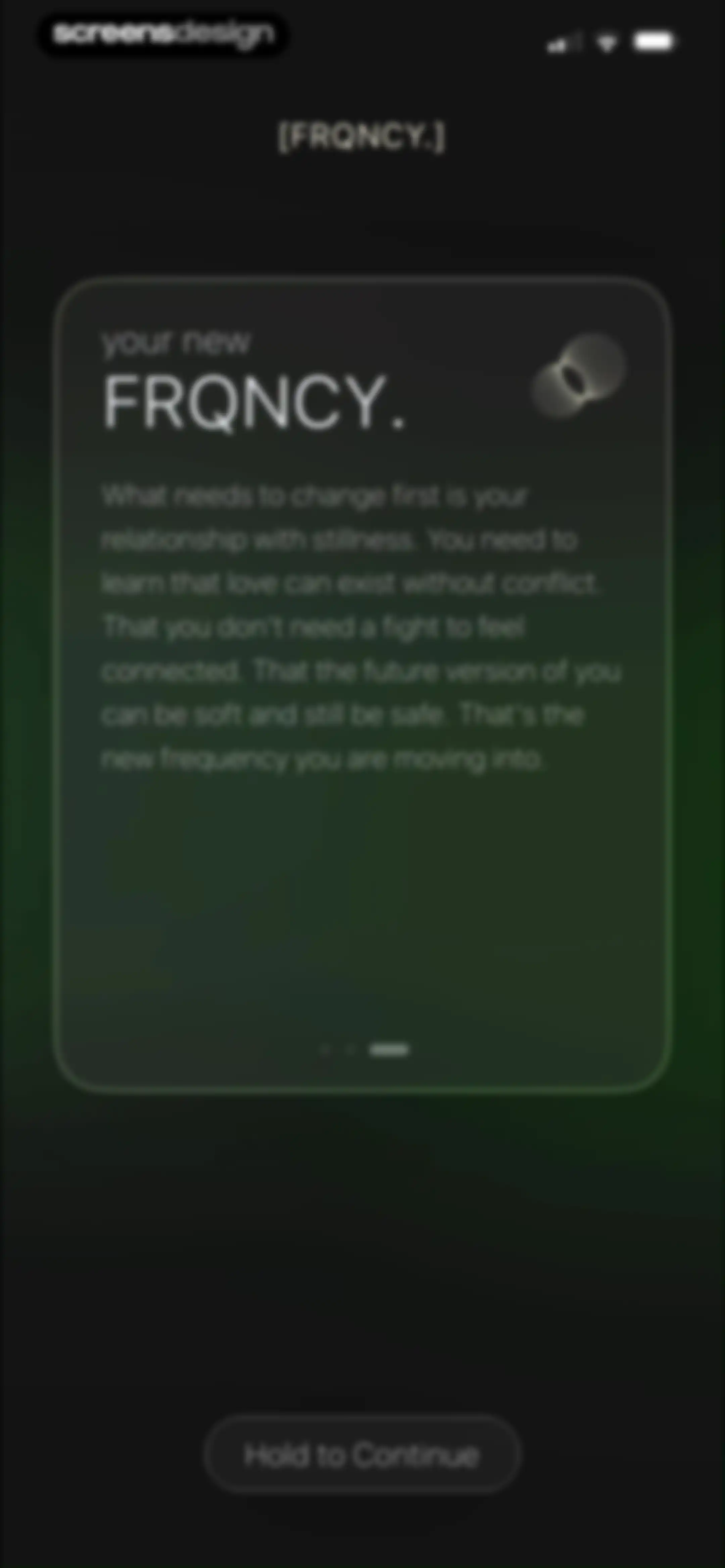FRQNCY. screen 40
