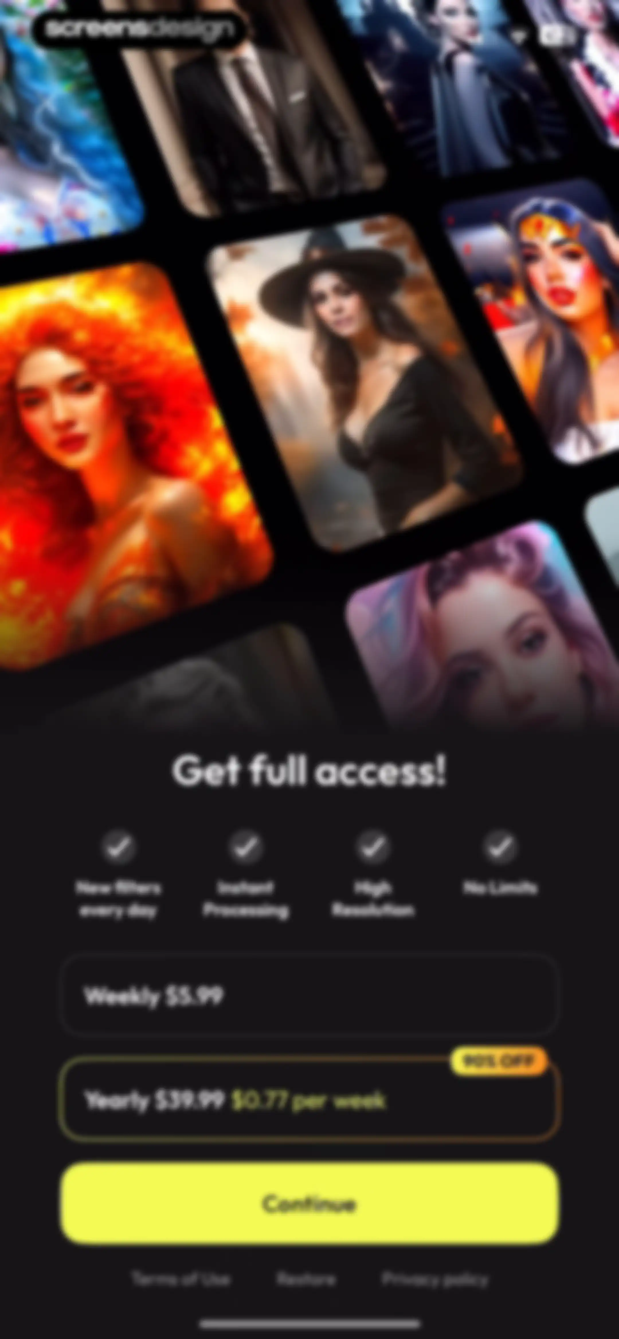 Nufa: AI Photoshoot Generator screen 64