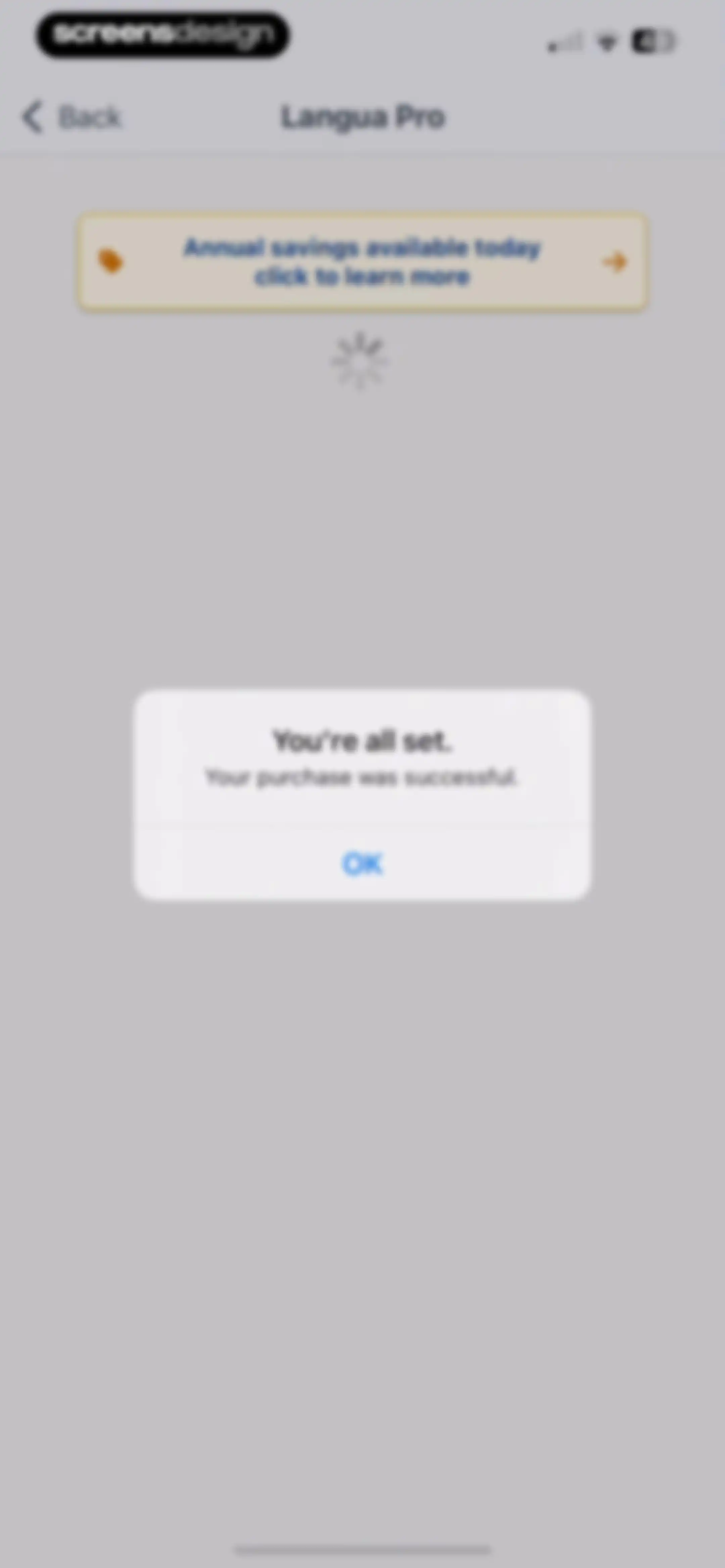 Langua: AI language learning screen 27