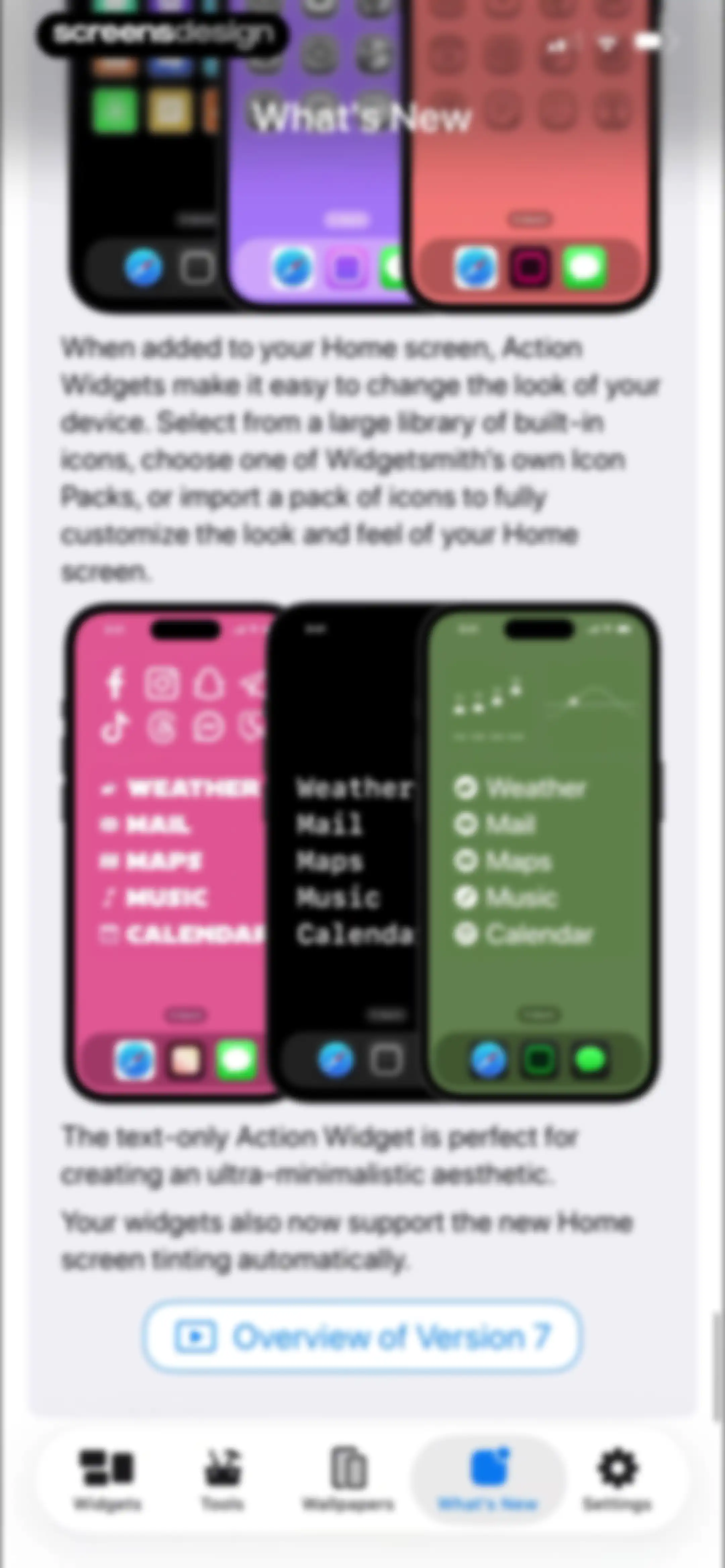 Widgetsmith screen 124