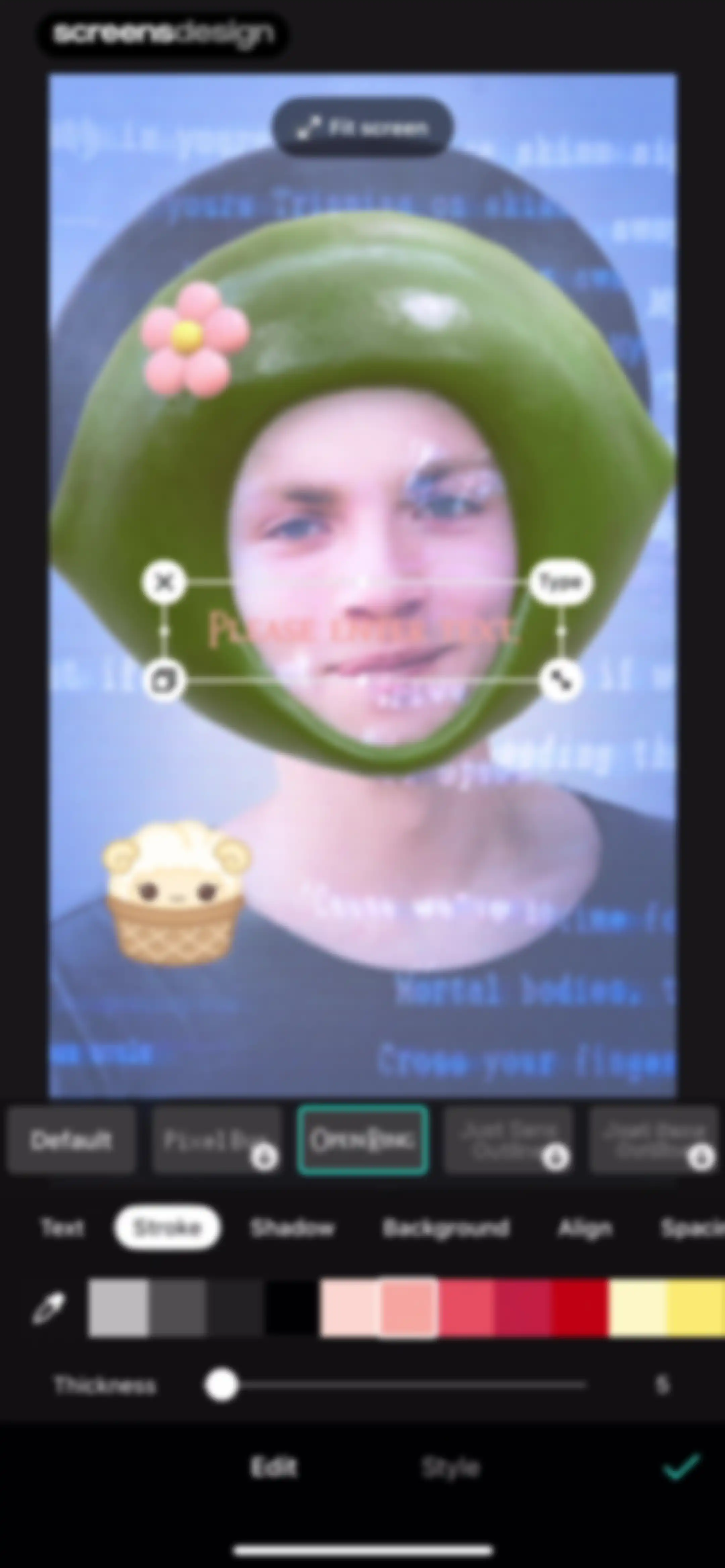 B612 AI Photo&Video Editor screen 108