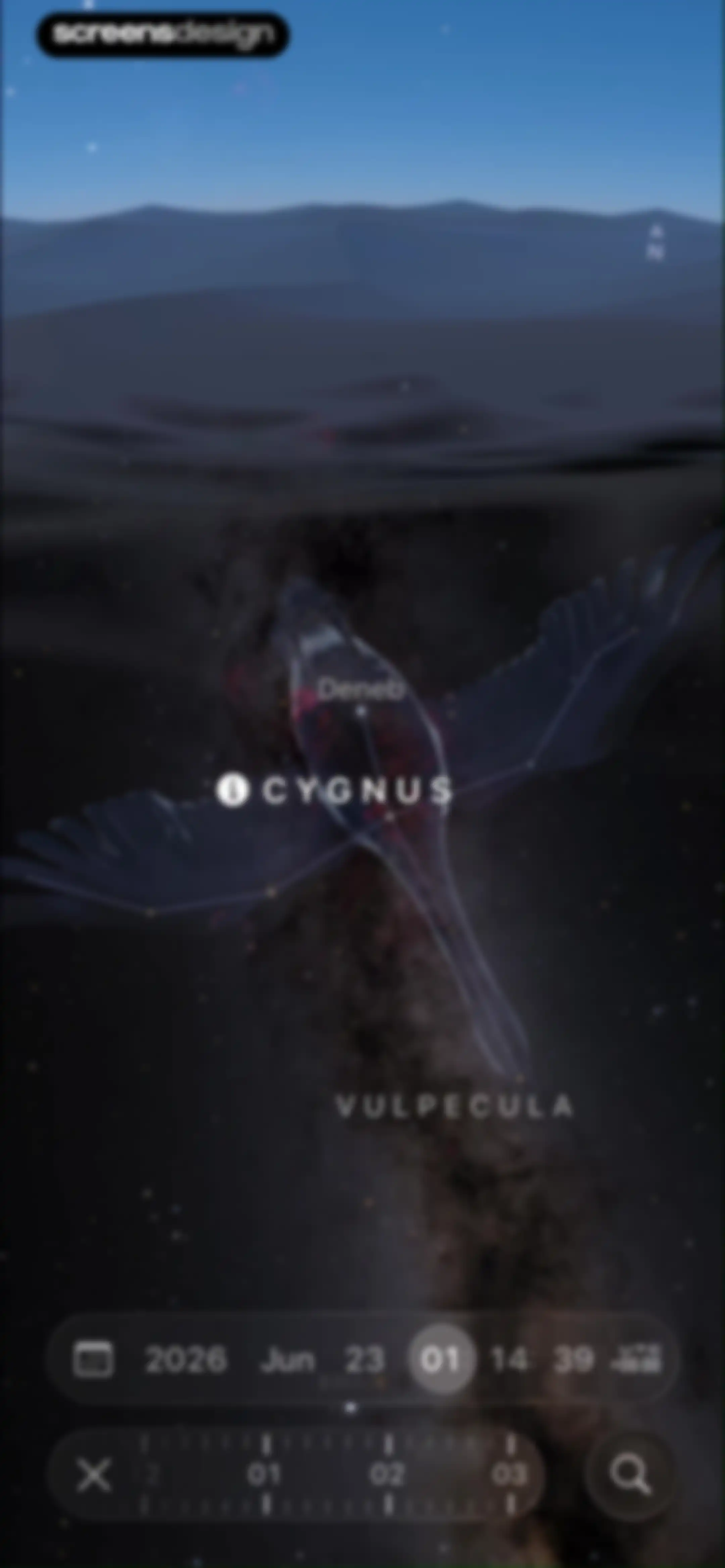 Sky Guide screen 44