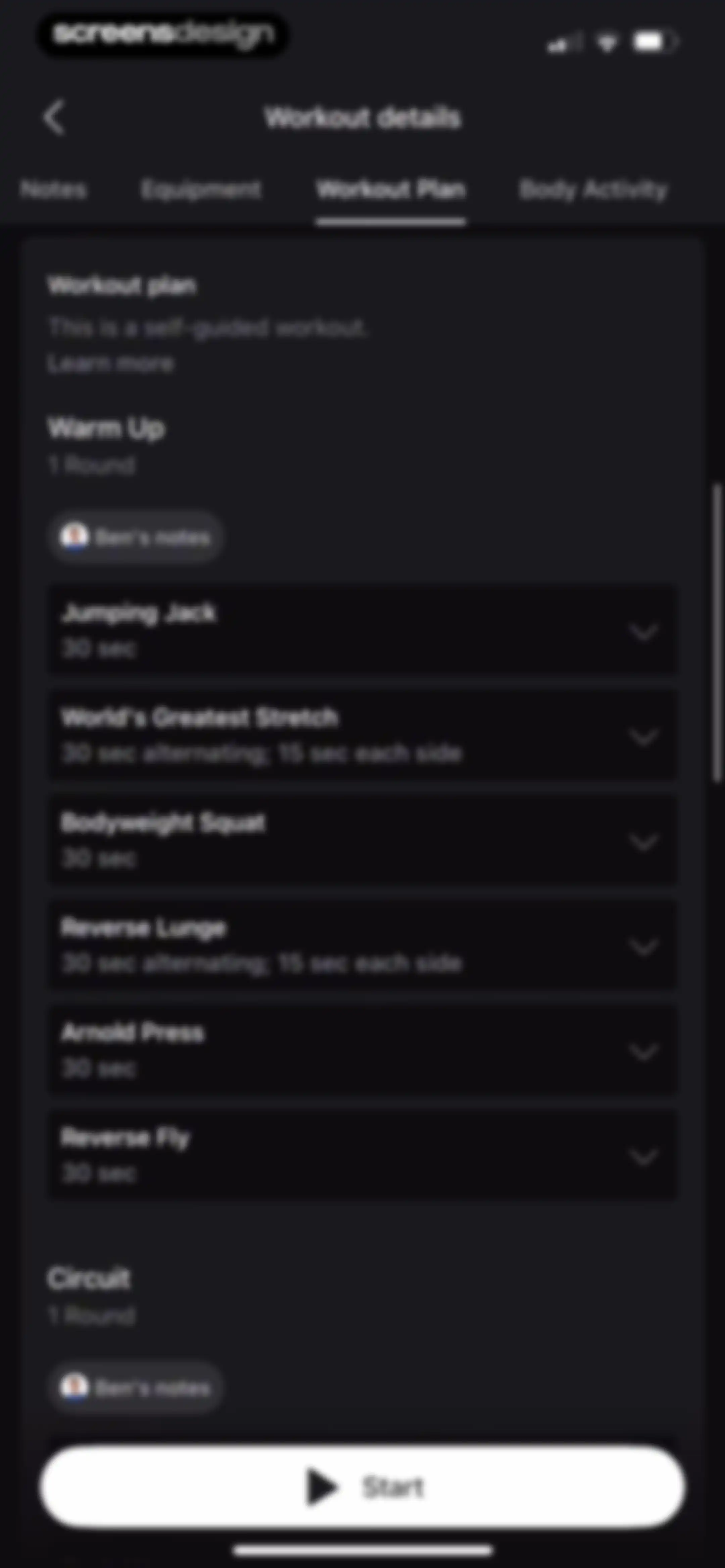 Peloton: Fitness & Workouts screen 140