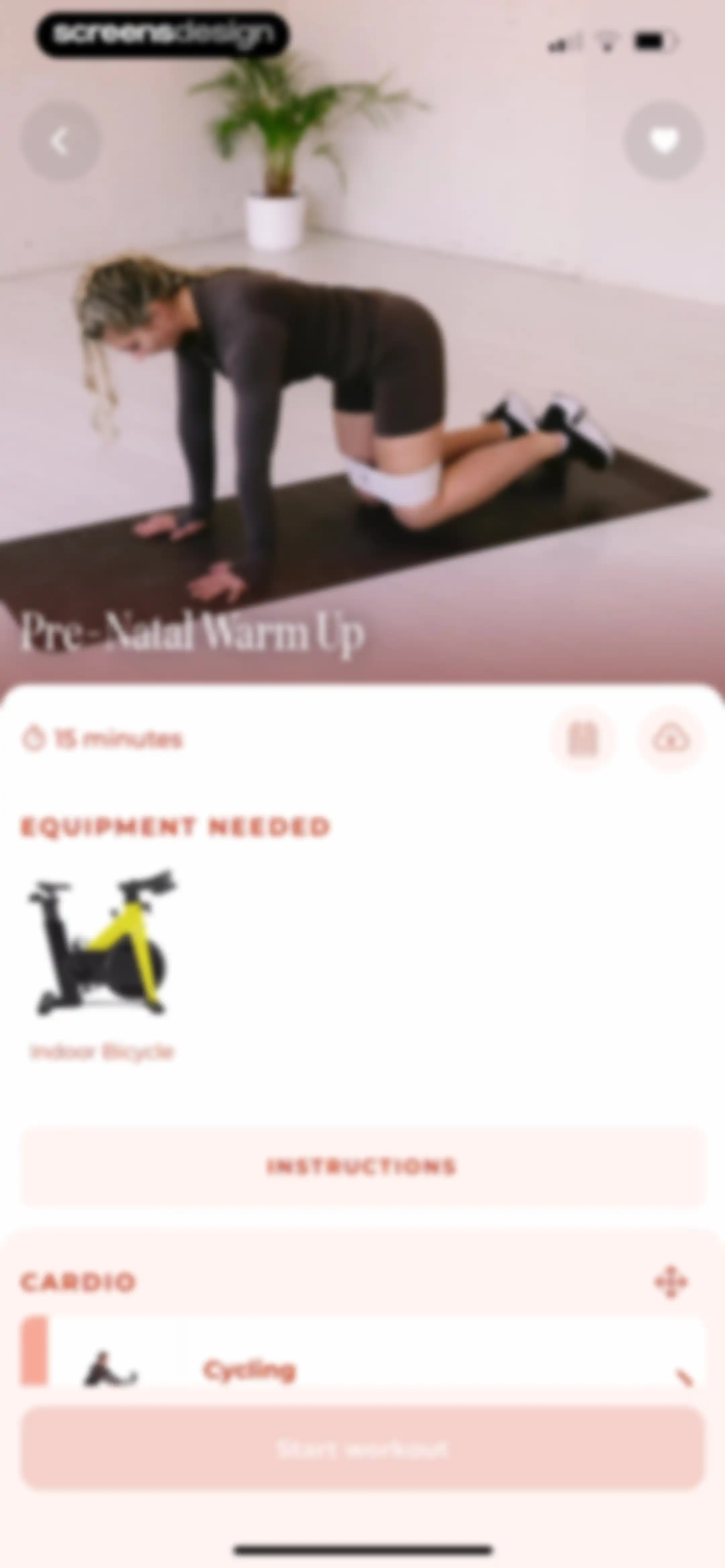 WeGLOW: Home Workout for Women screen 108