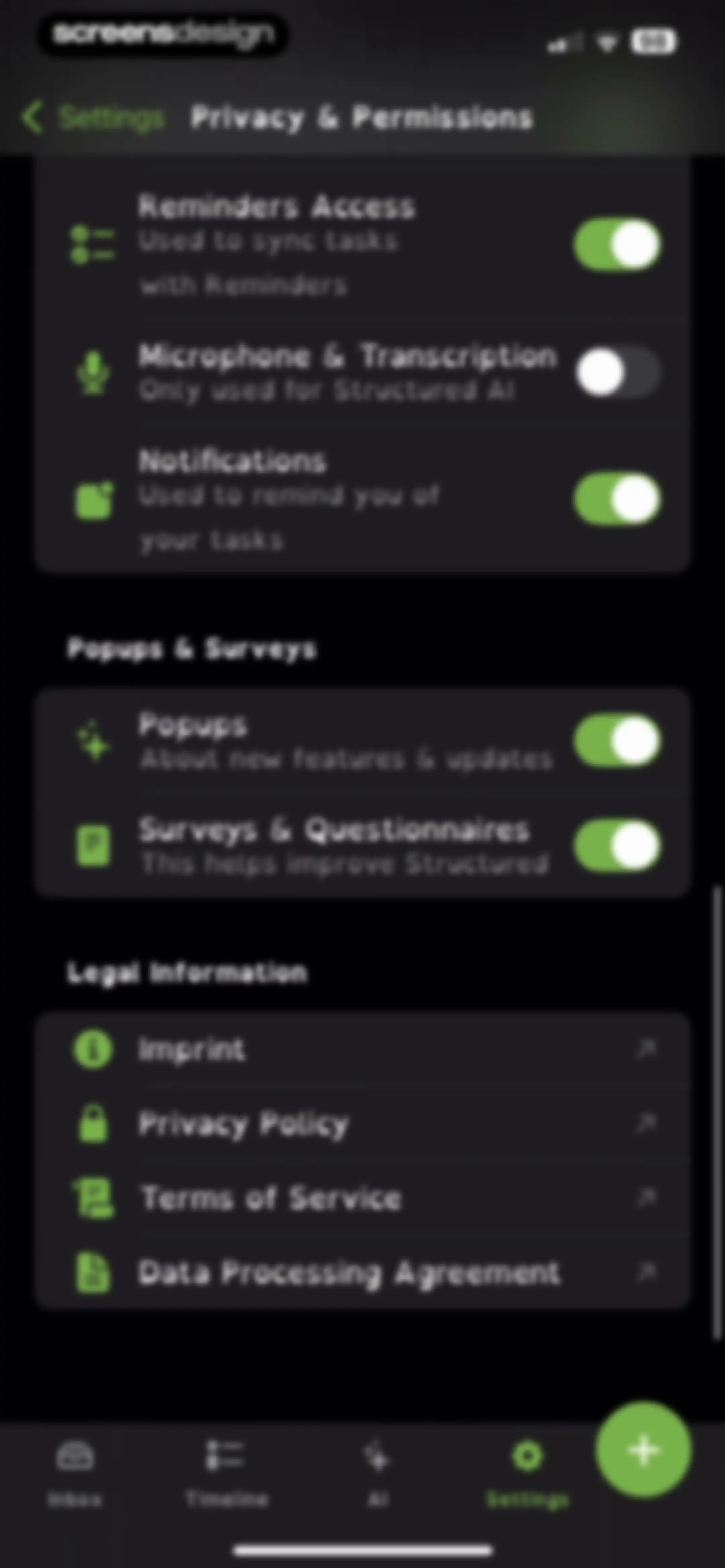 Structured: Daily Planner Todo screen 104