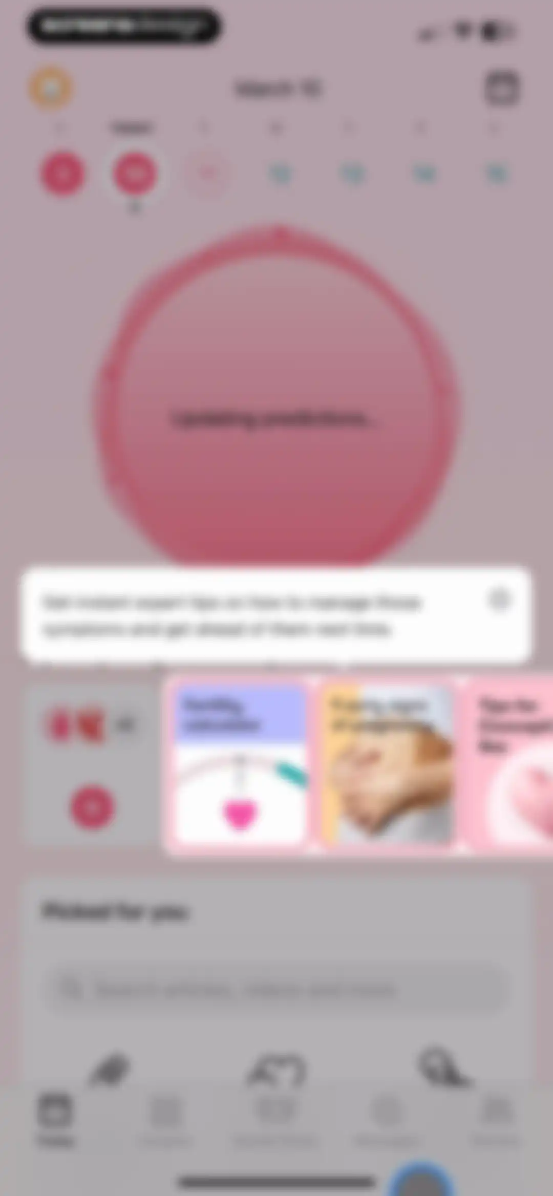 Flo Cycle & Period Tracker screen 84