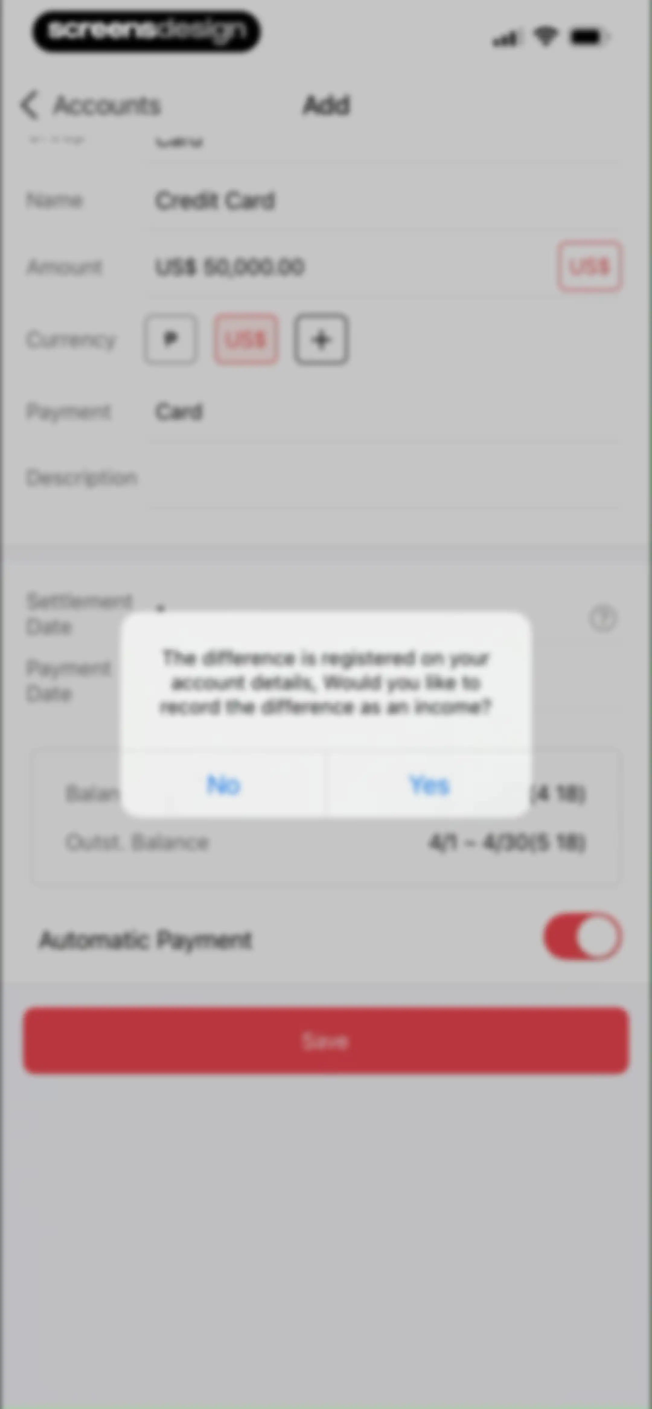 Money Manager Expense & Budget screen 68