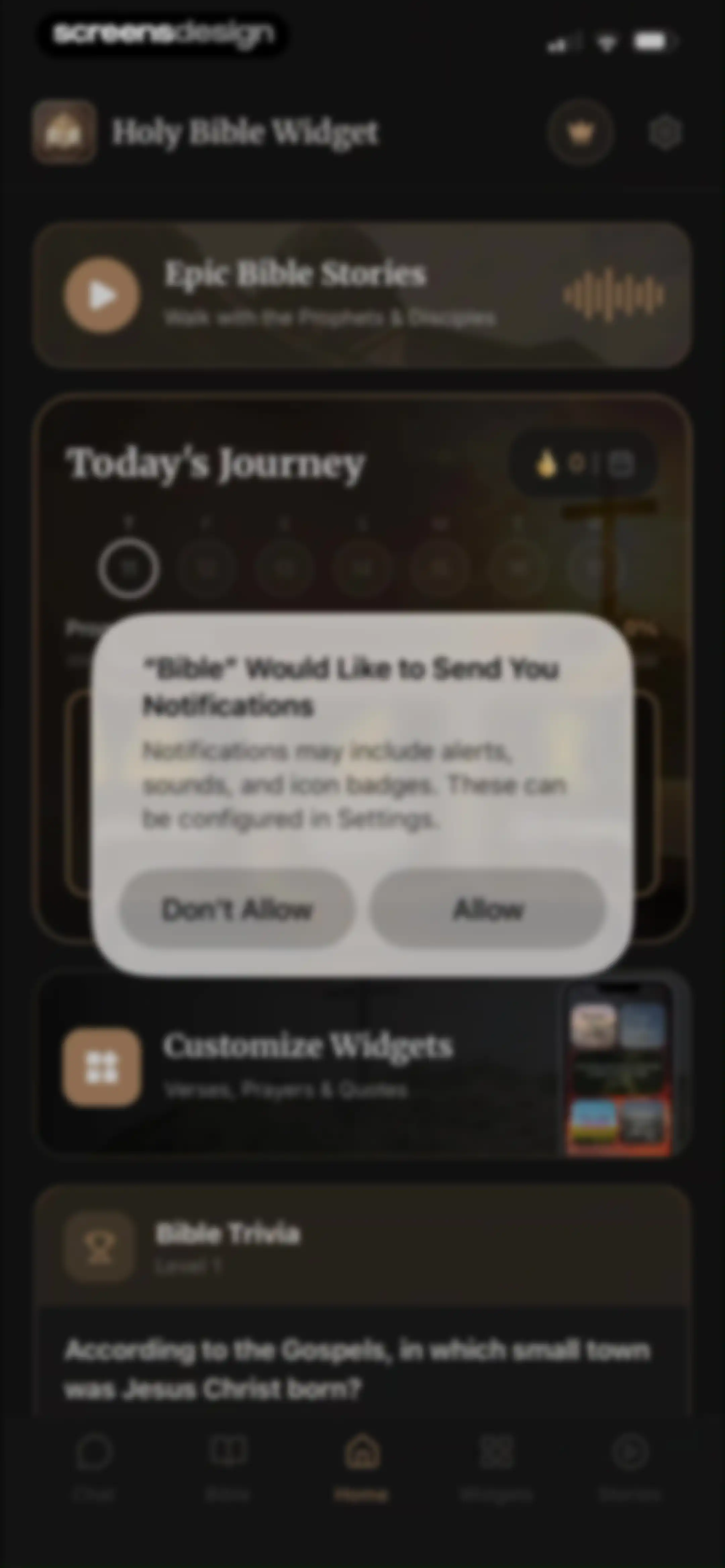 Holy Bible Widget: Daily Verse screen 23