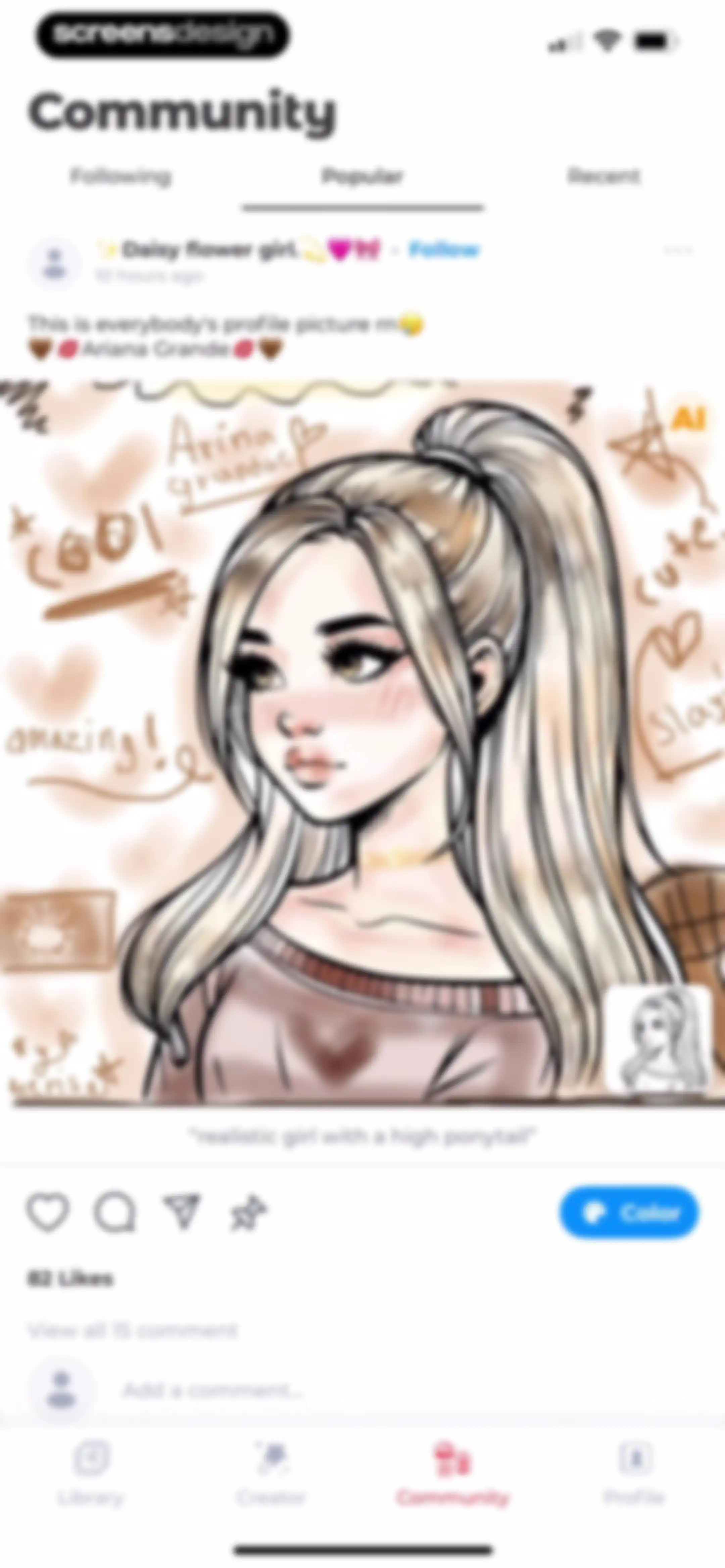 Color Pop: AI Coloring Book screen 96