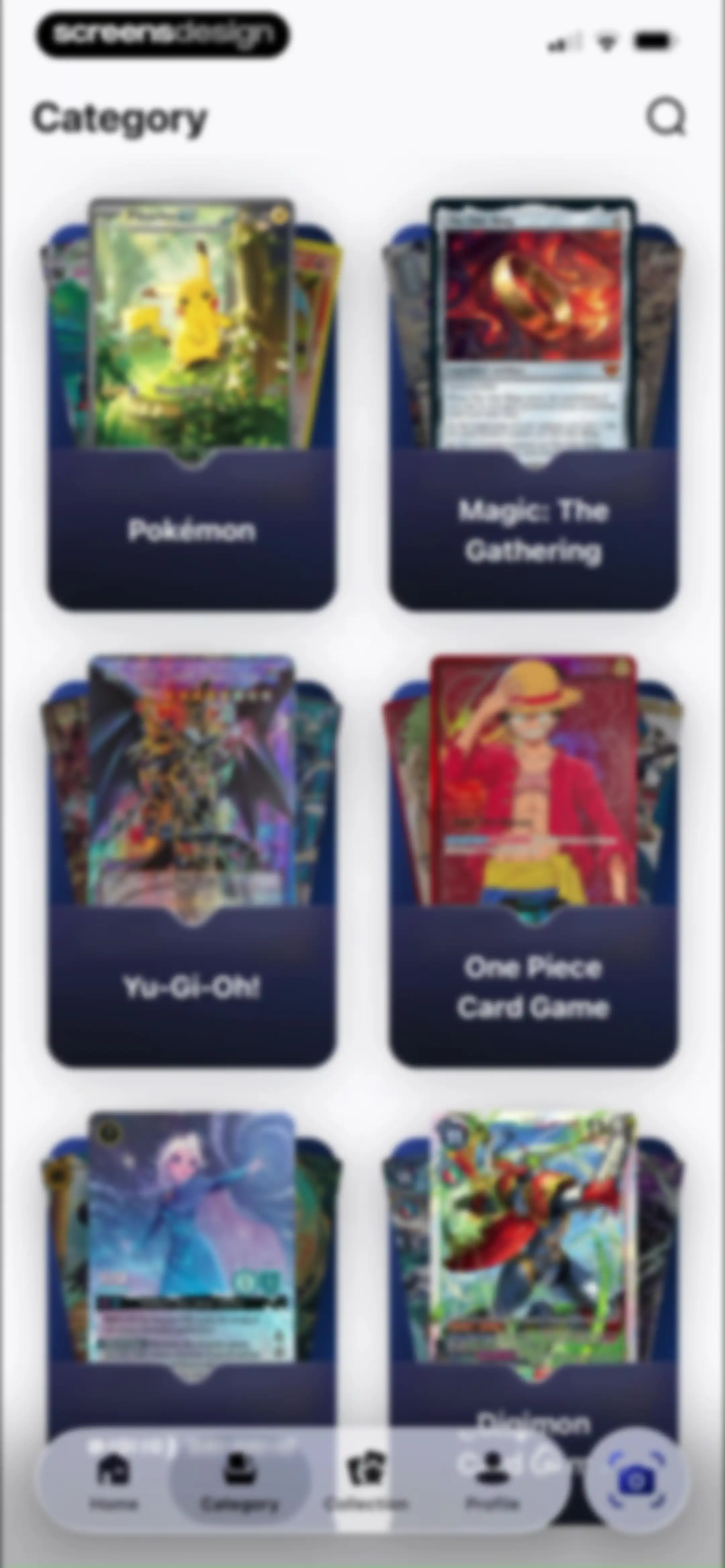 TCG Card Scanner & Value-Foloy screen 40