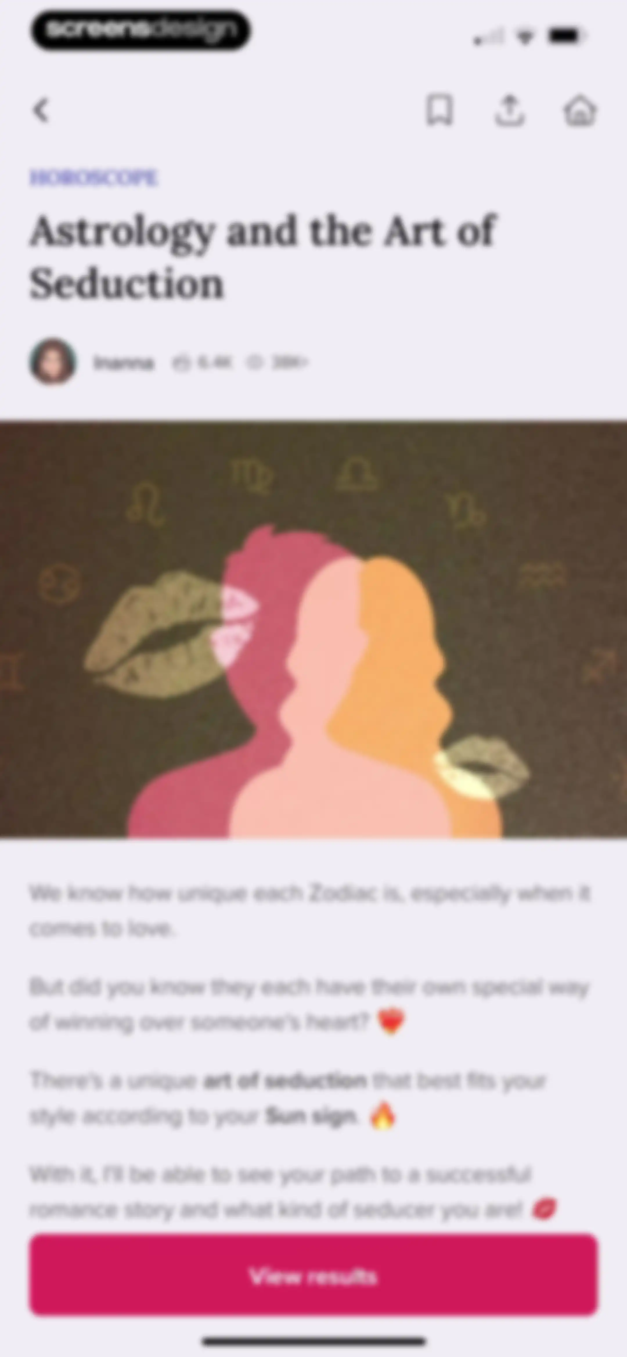 FORCETELLER: Daily Horoscope screen 77