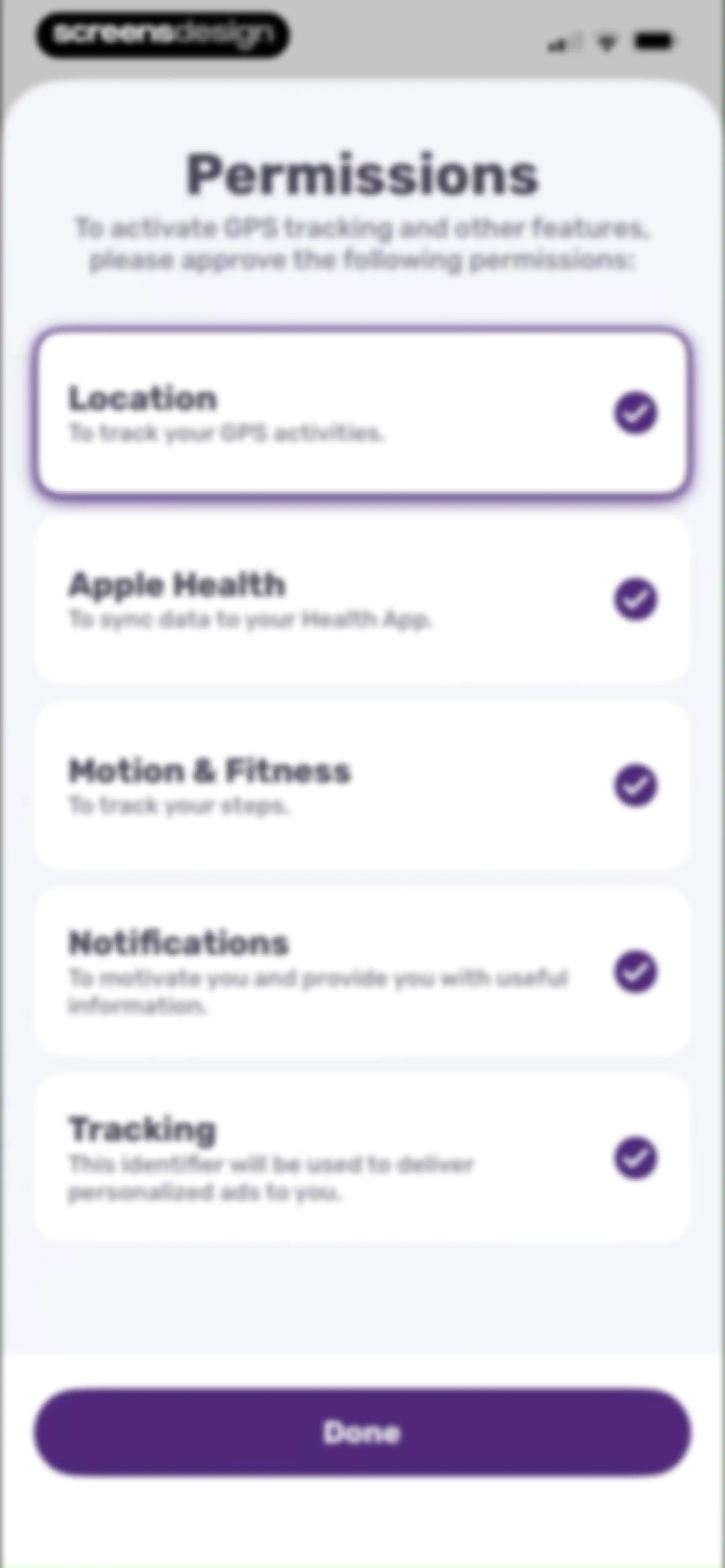 Running Tracker App – FITAPP screen 41